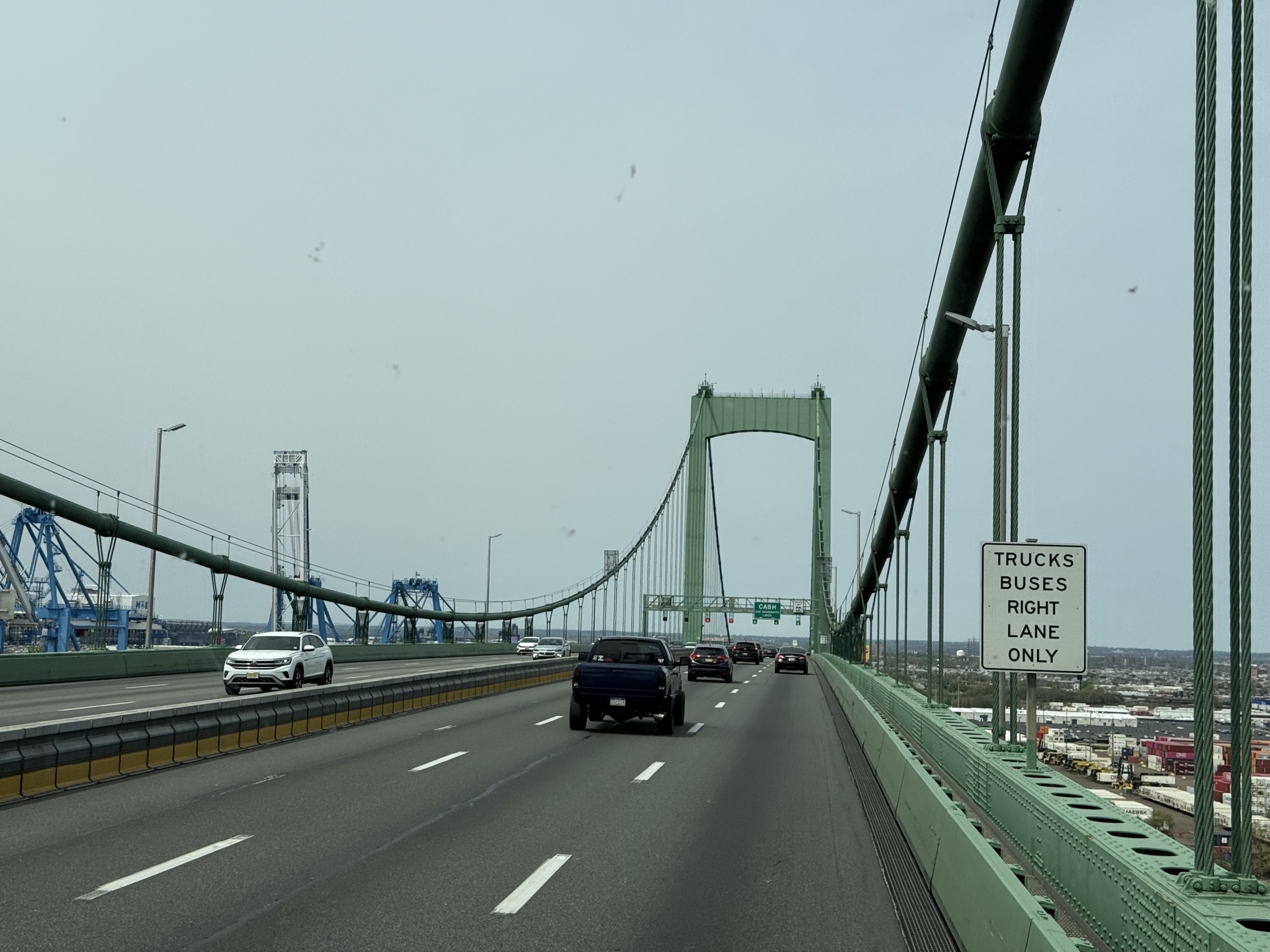 Walt Whitman Bridge over Delaware River
