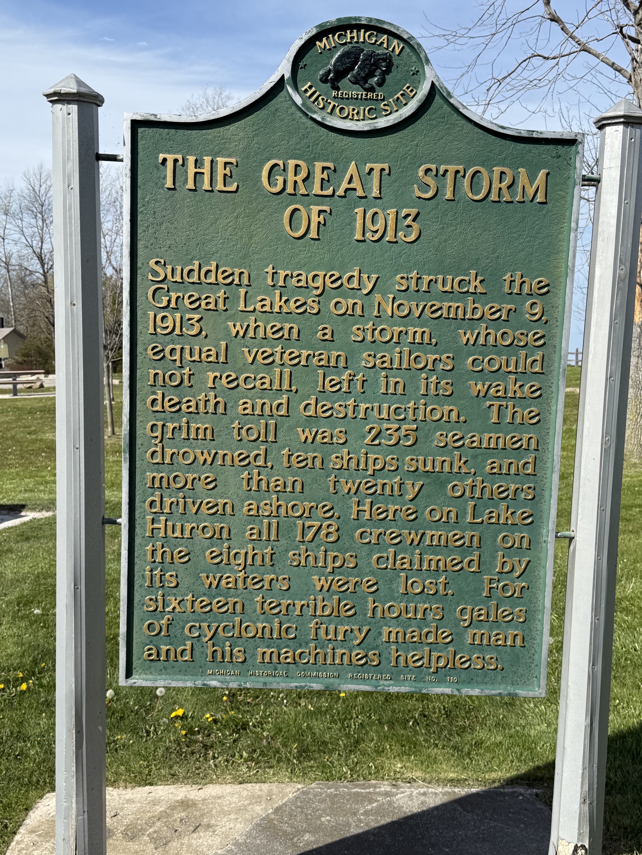 Lake Huron Roadside Park