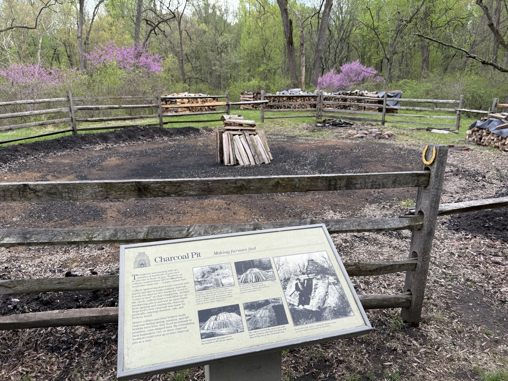 Charcoal pit