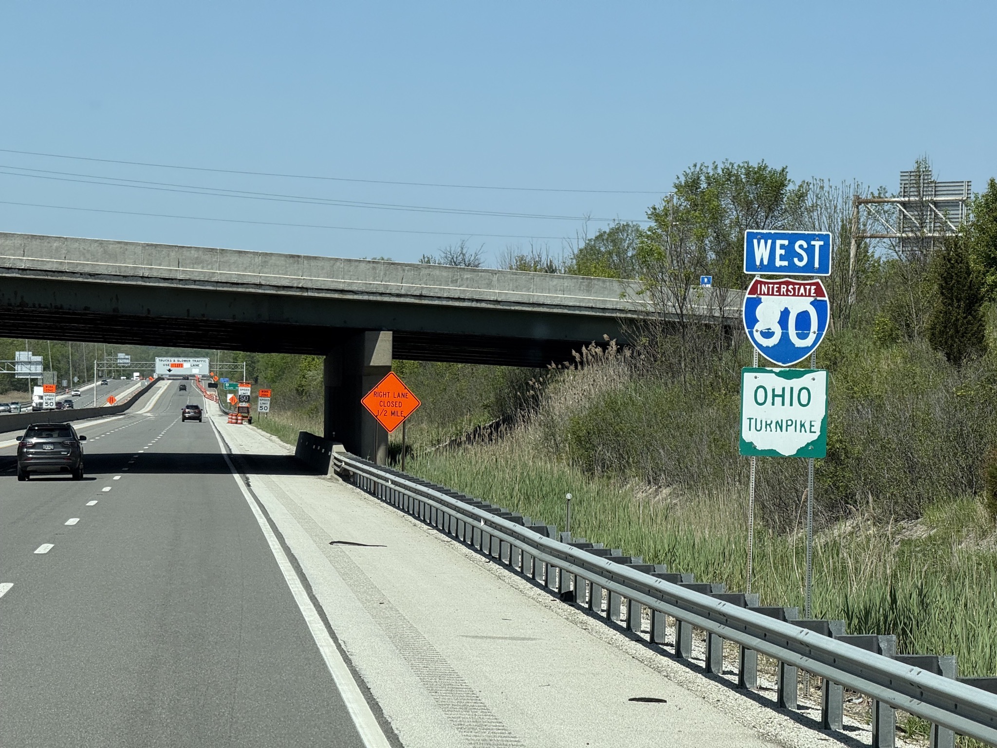 Ohio Turnpike I-80 West