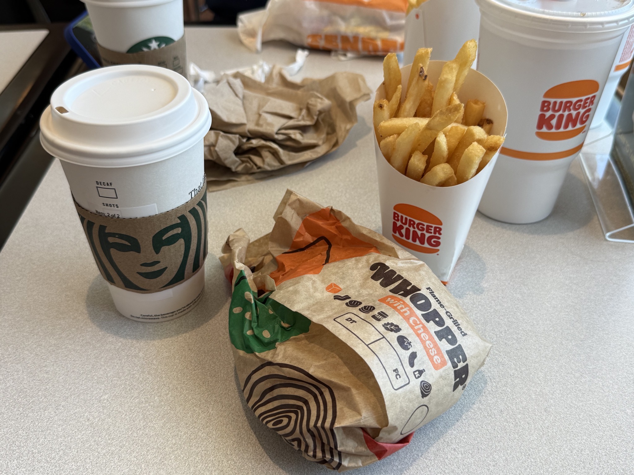 BK for lunch