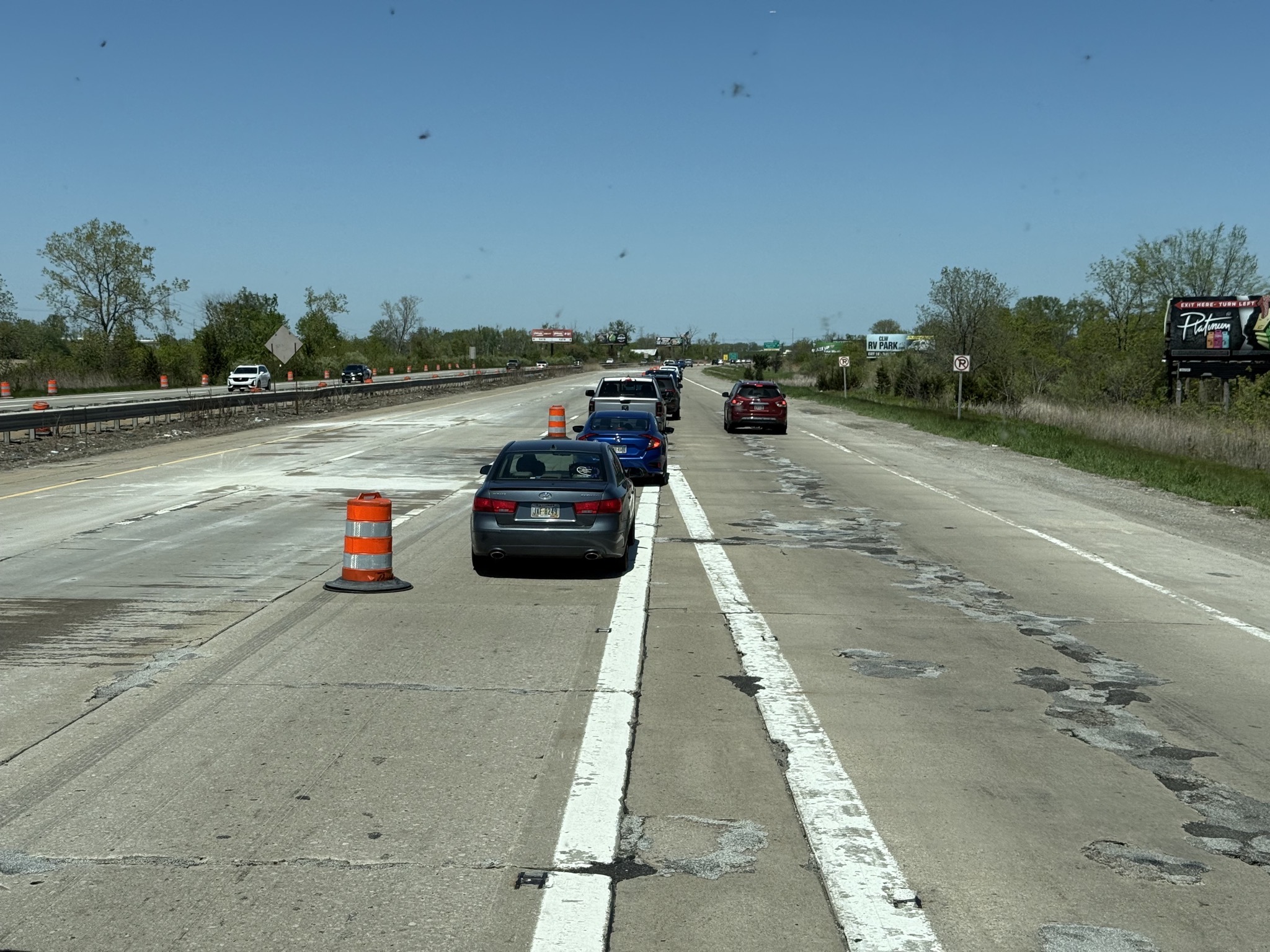 Not the best road surface