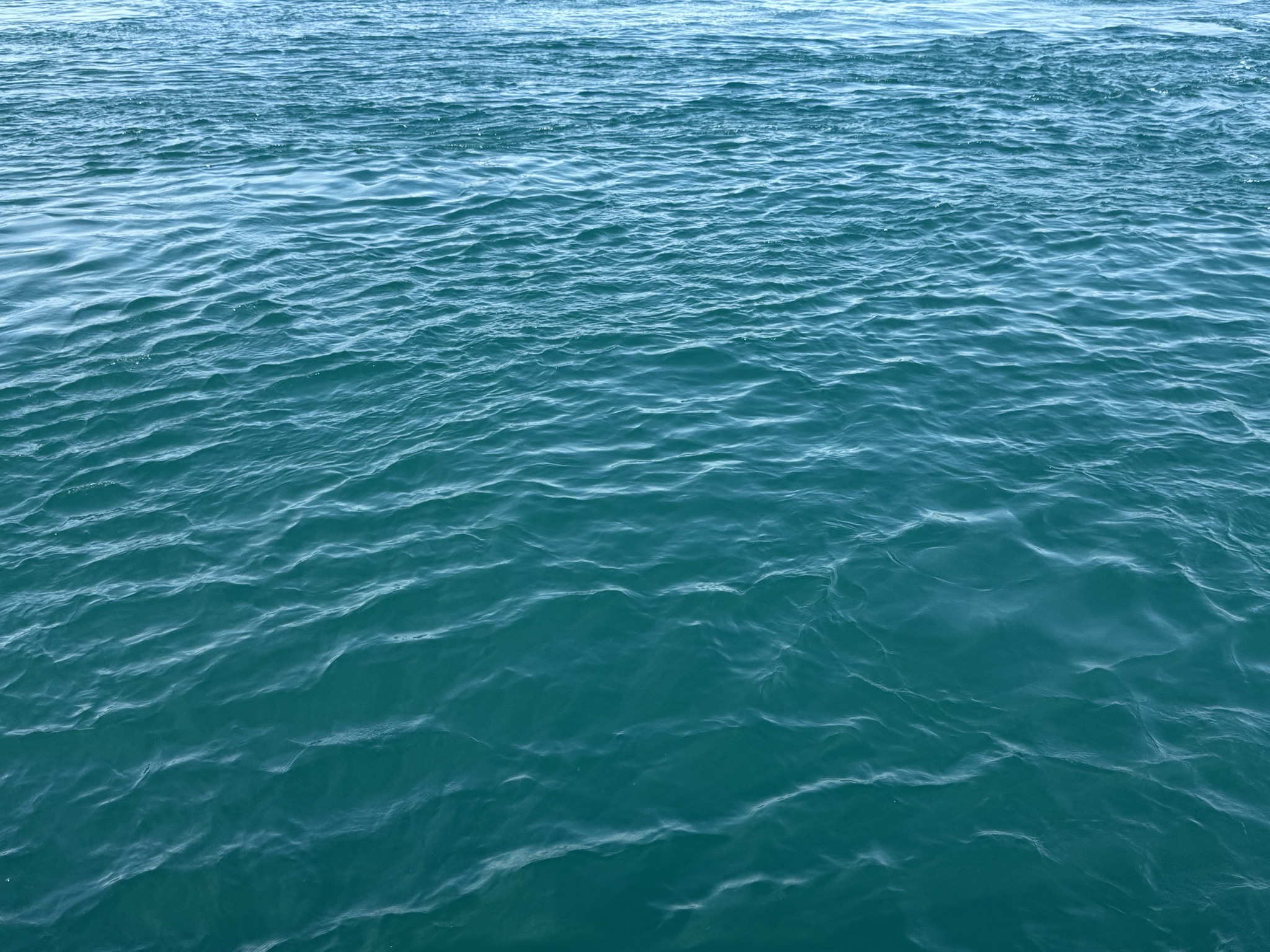 Very blue water