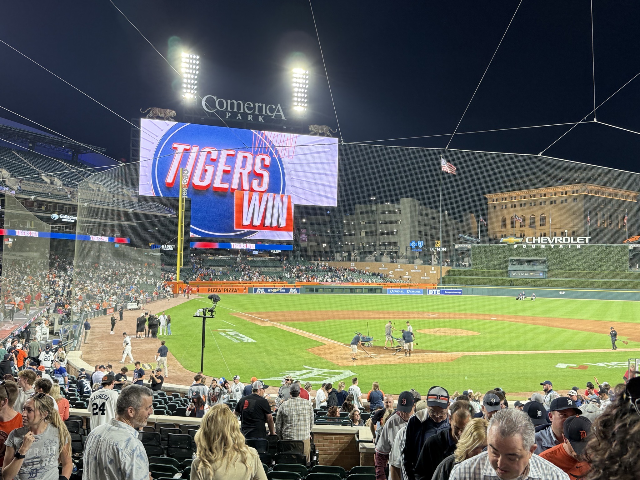 Tigers win