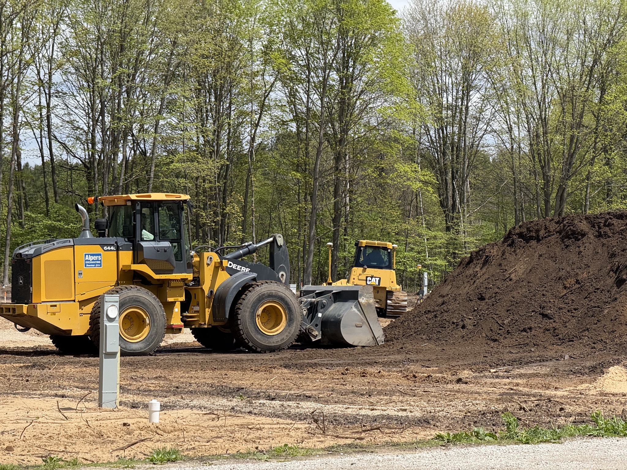 Earthworks for new sites