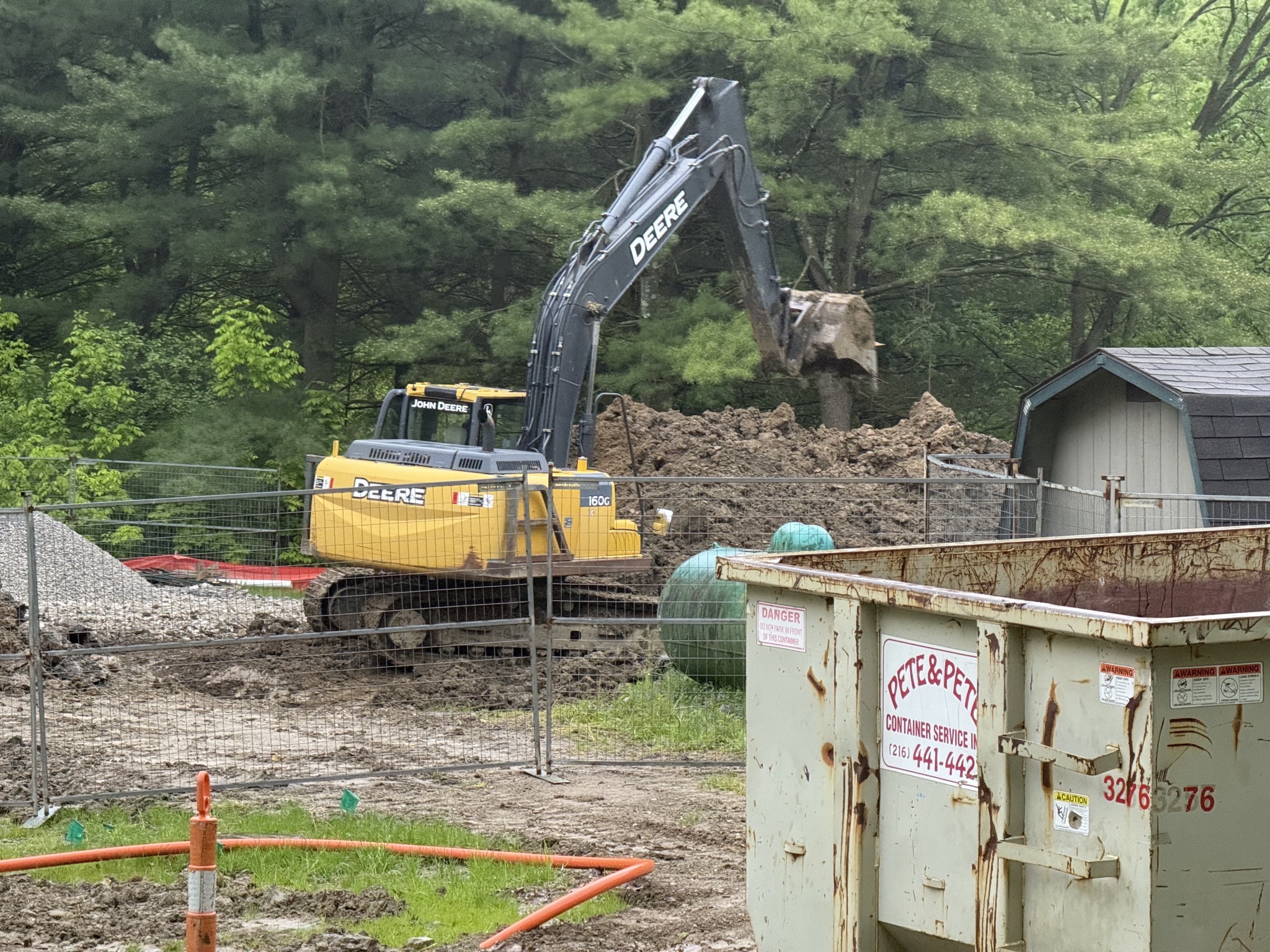 Construction near our site