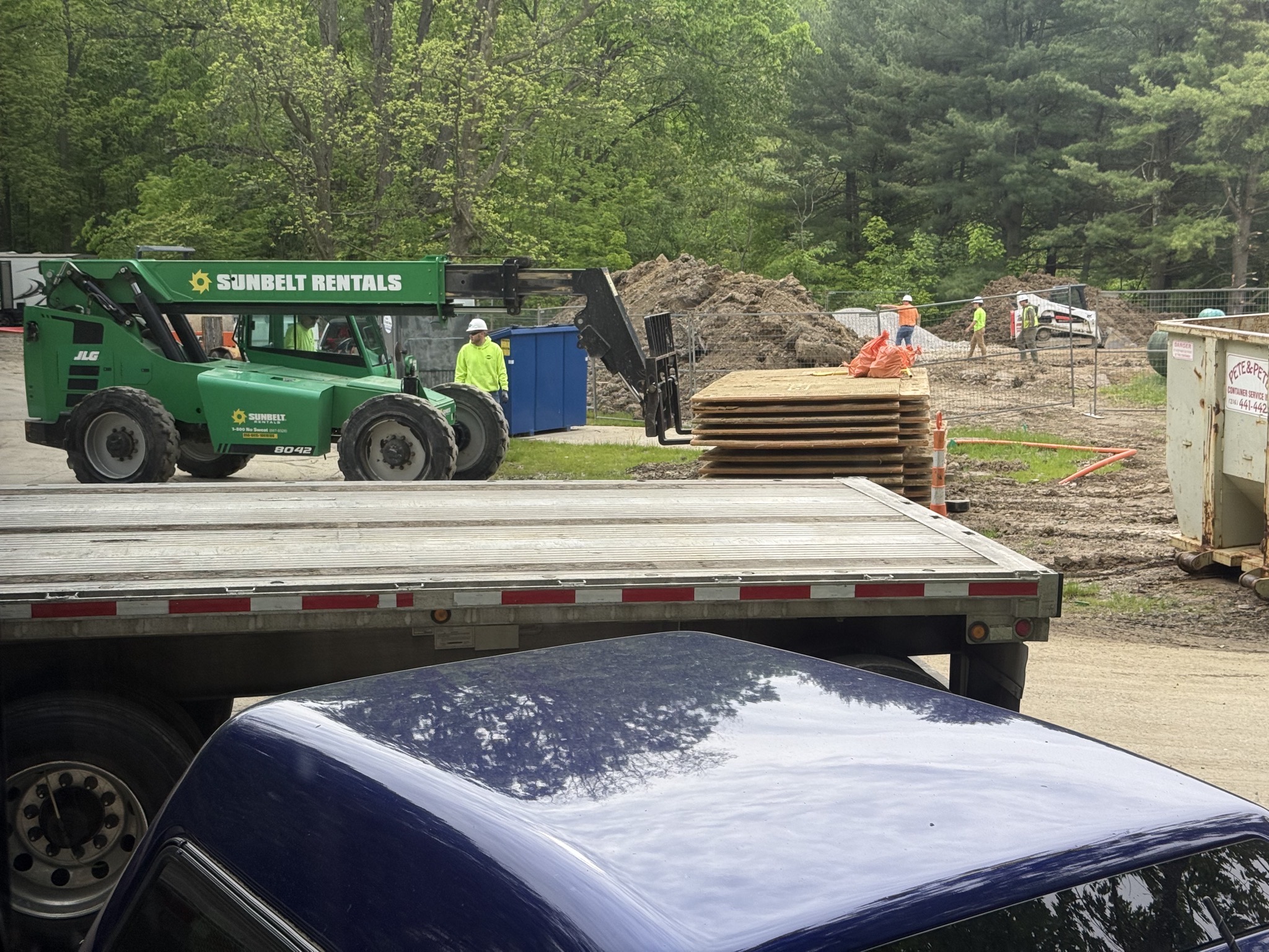 Construction near our site