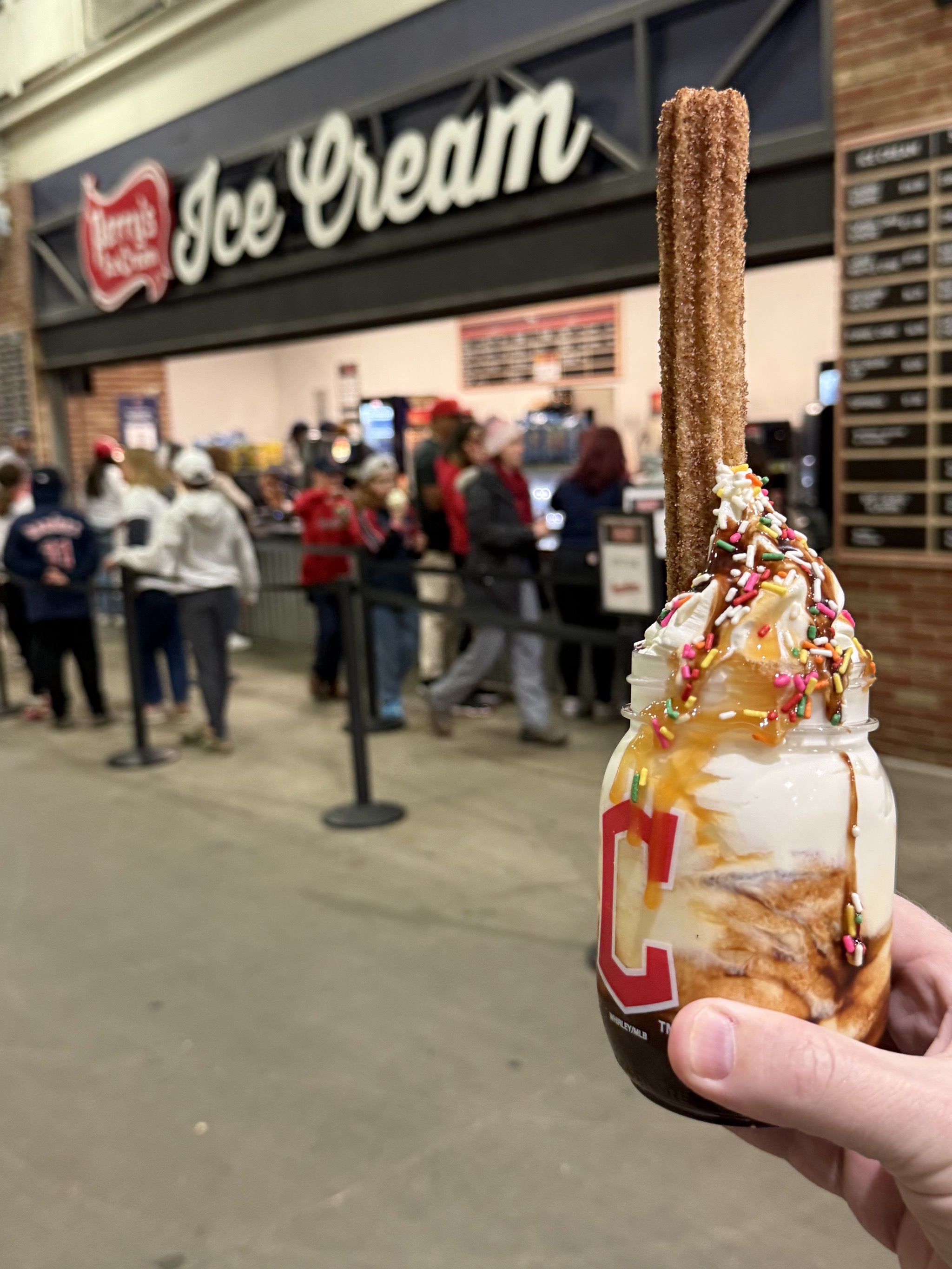 Churro sundae