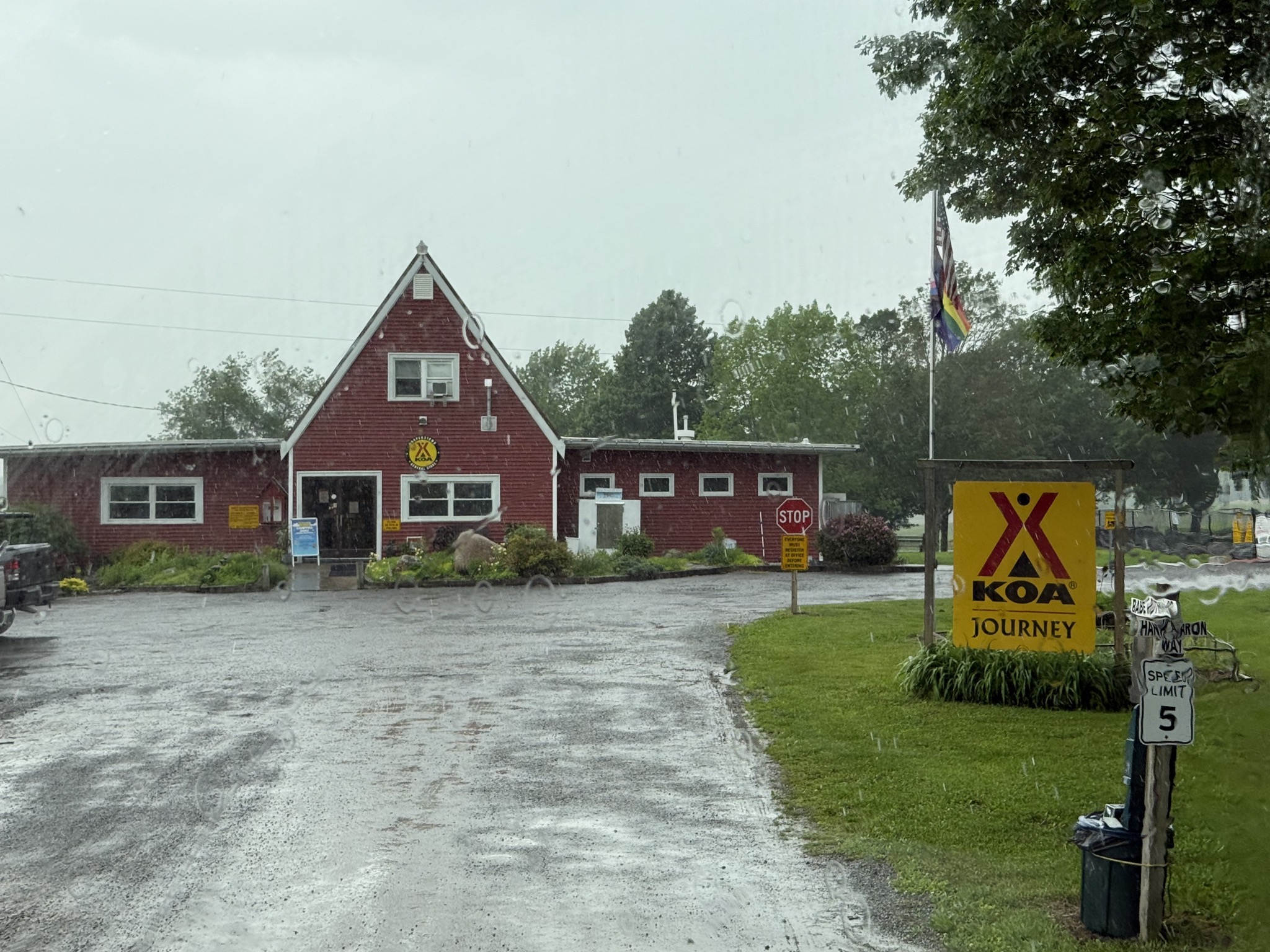 Arriving at KOA