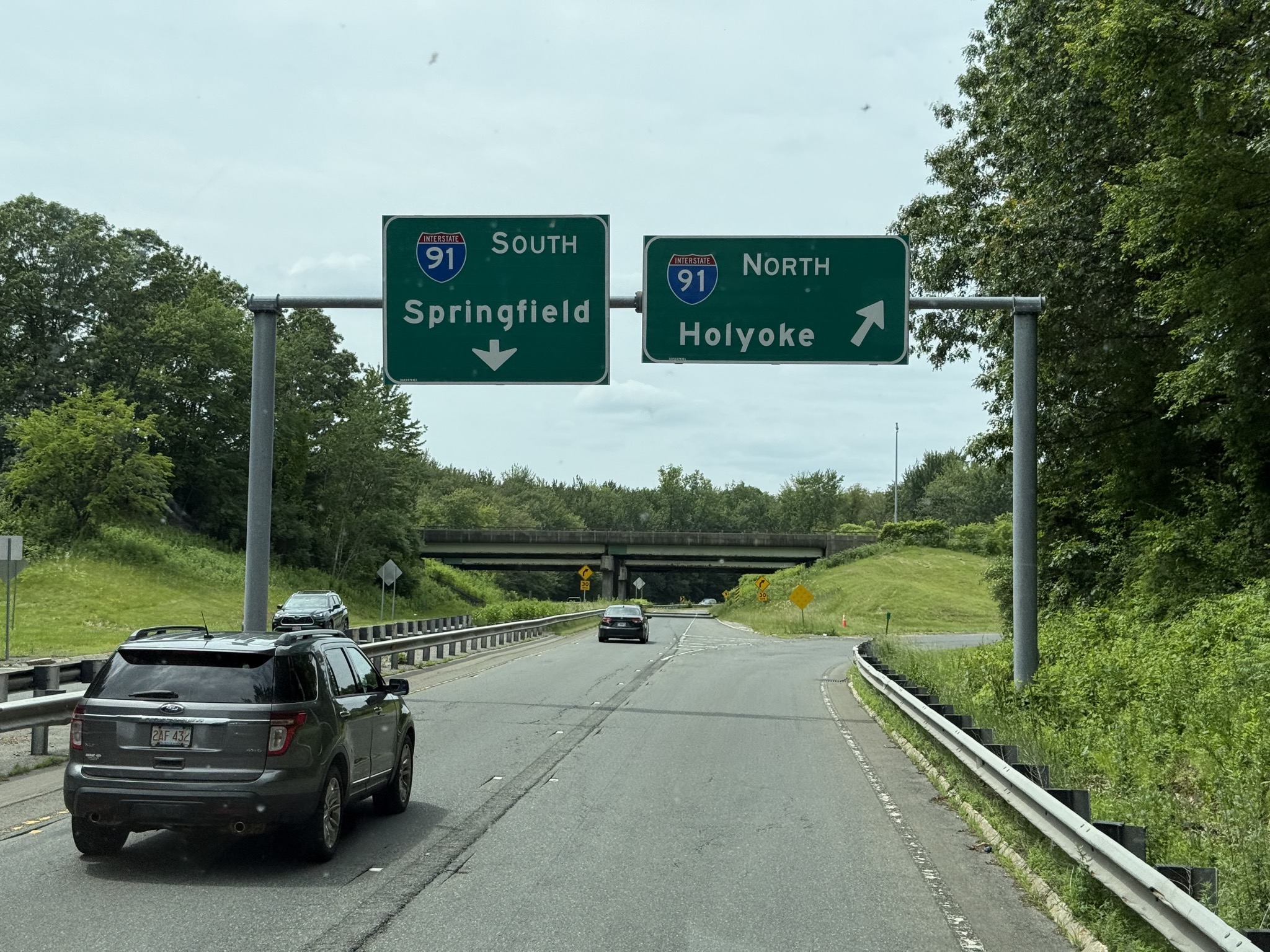 Exit to I-91 North