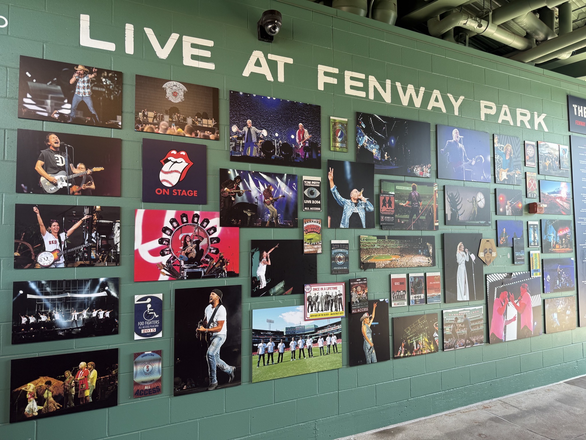 Music performances at Fenway