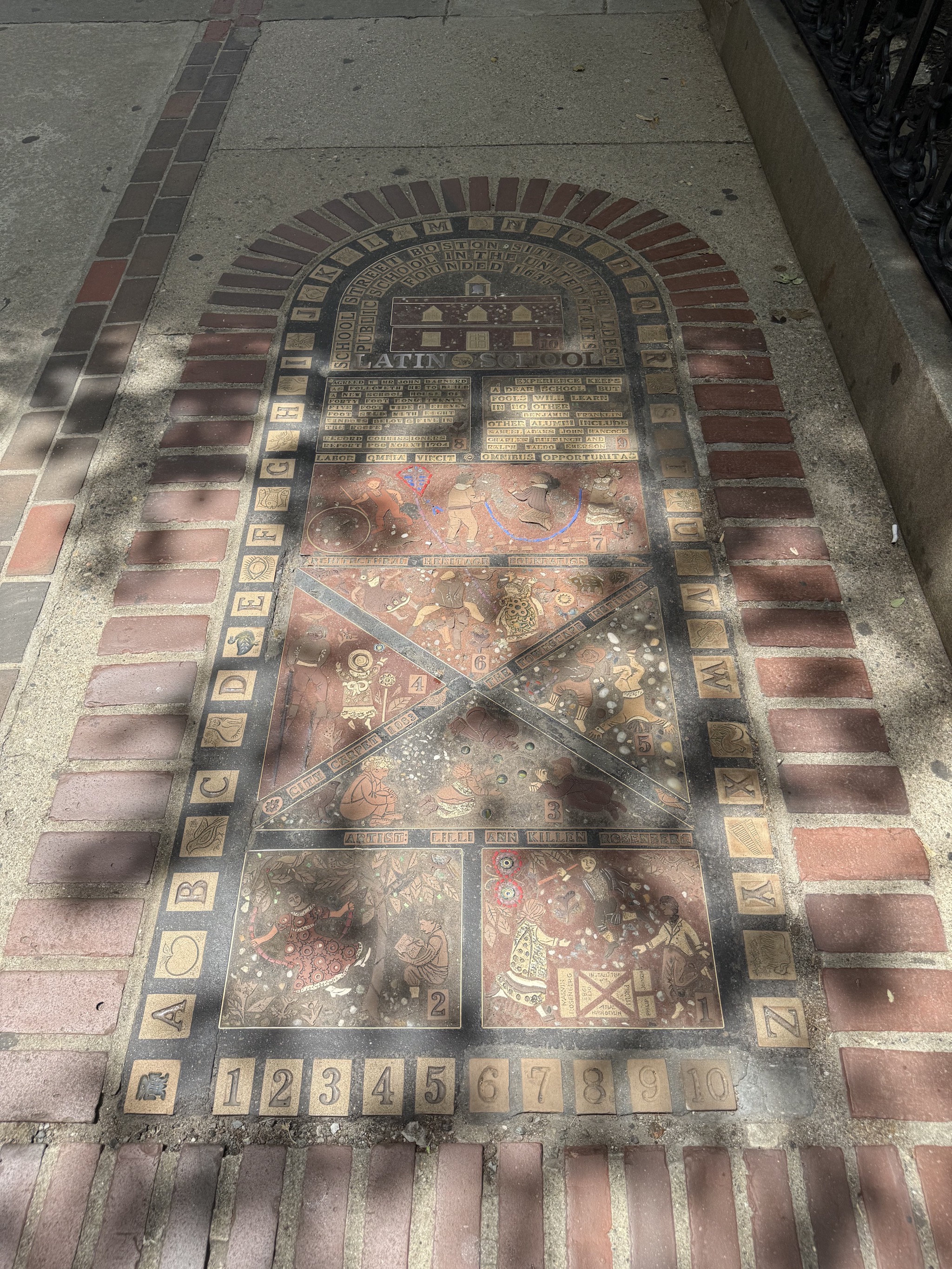 Latin School memorial