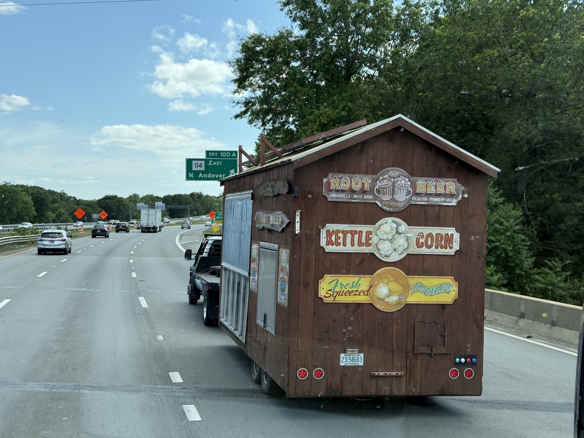 Interesting food trailer