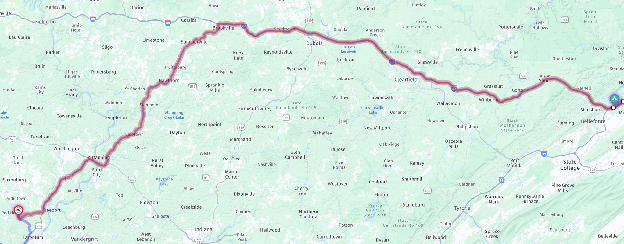 Route map
