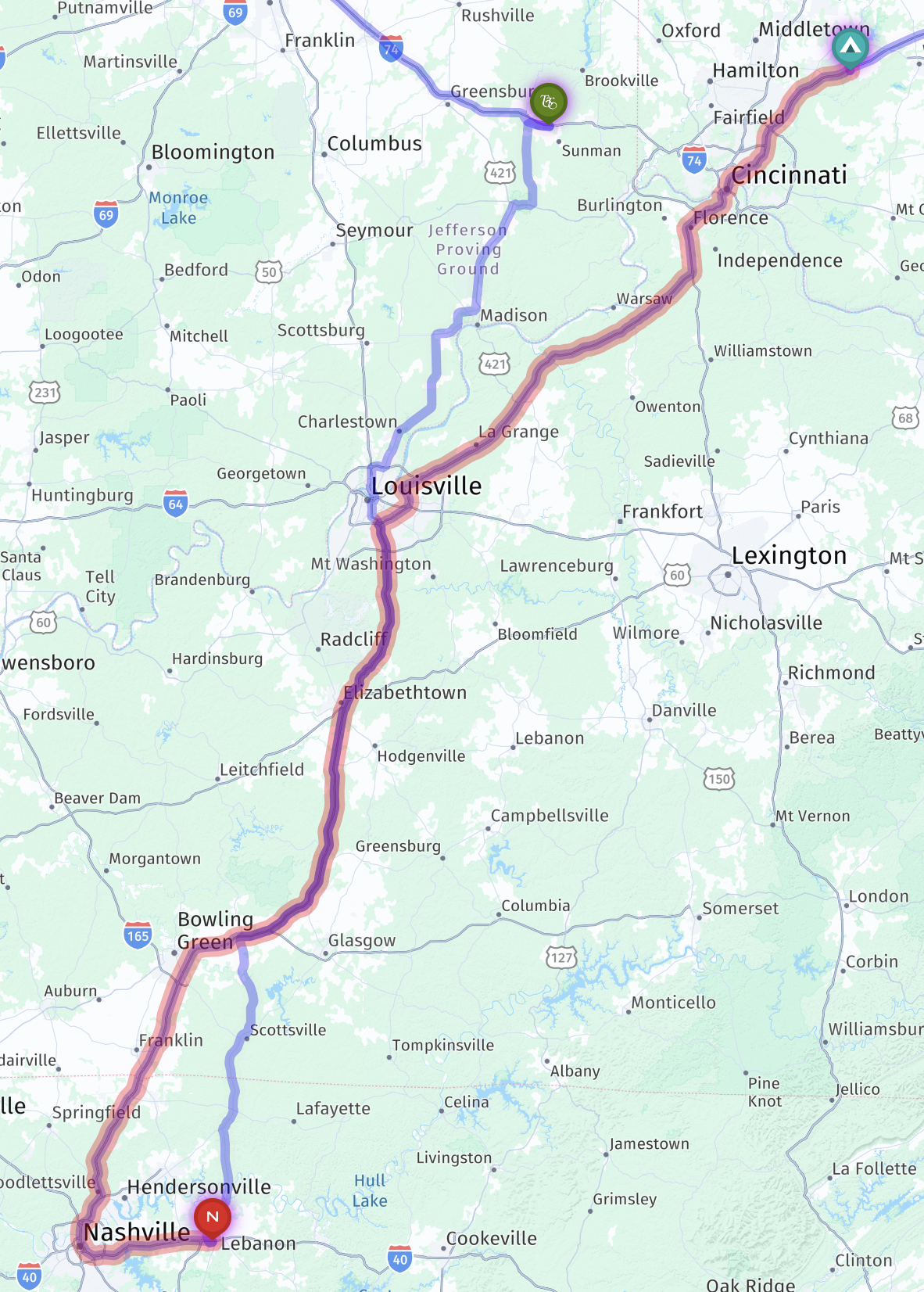 Route map