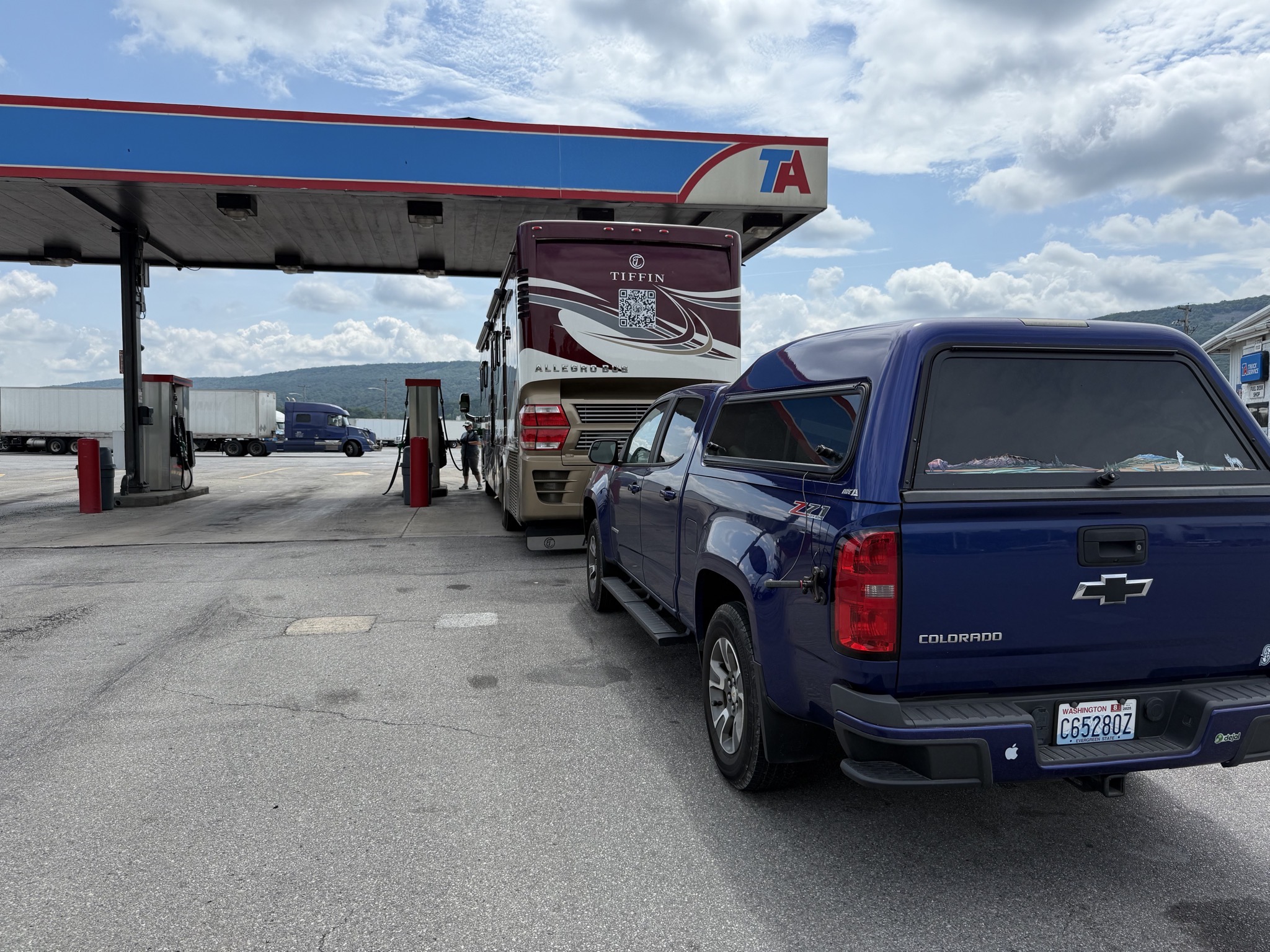 Fuel stop