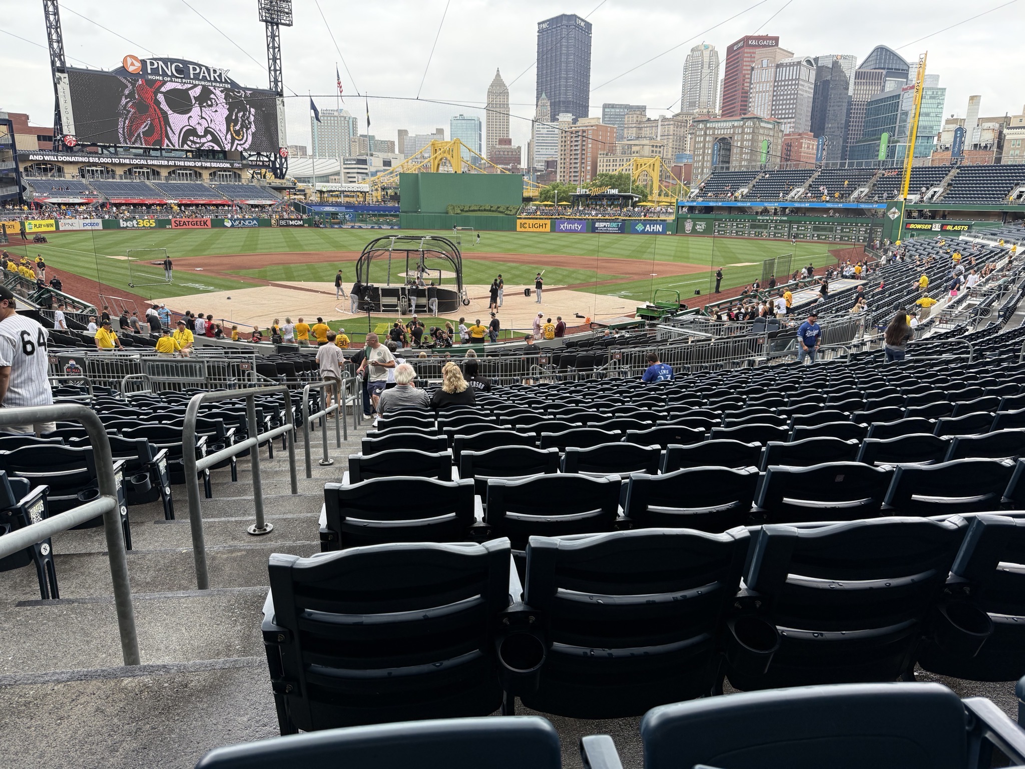 View from our seats