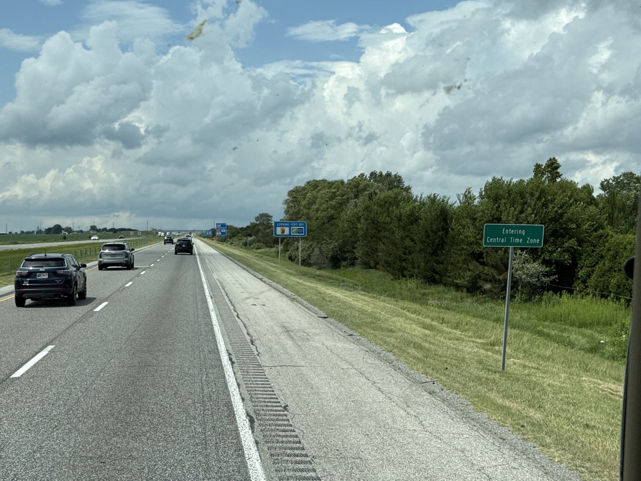 Entering Central Time Zone