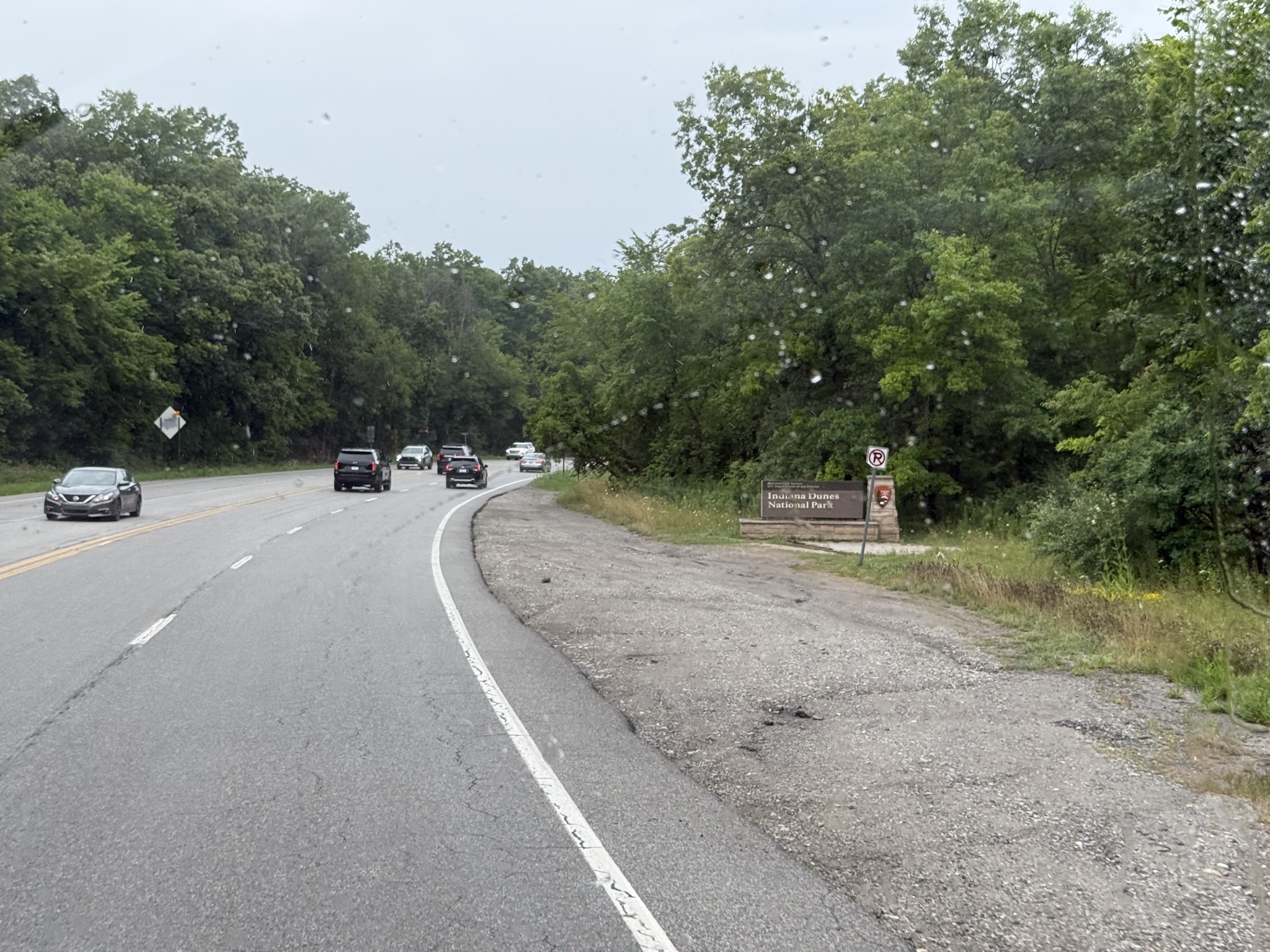 Passing through Indiana Dunes National Park