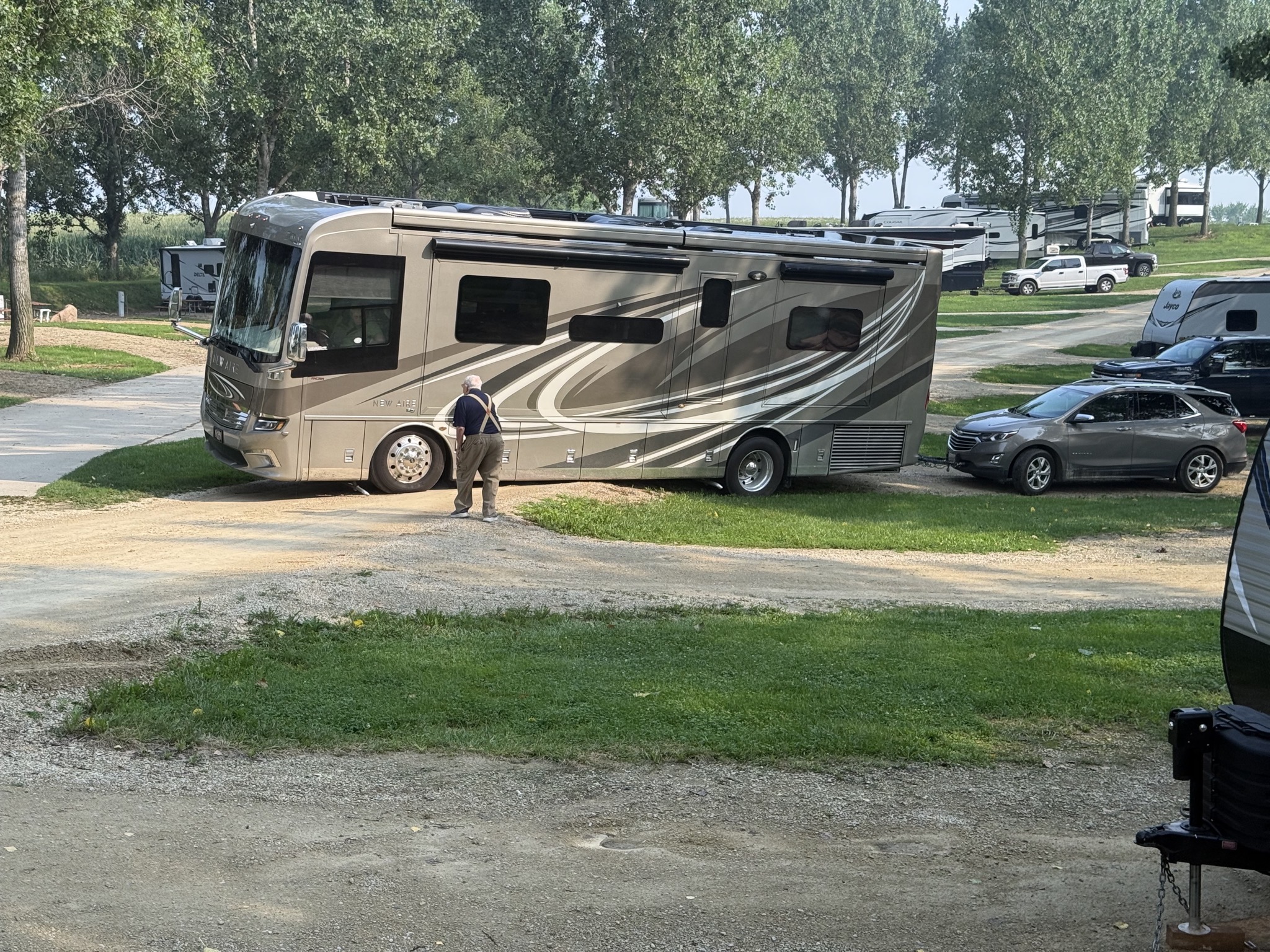 Scraping the bottom of the coach