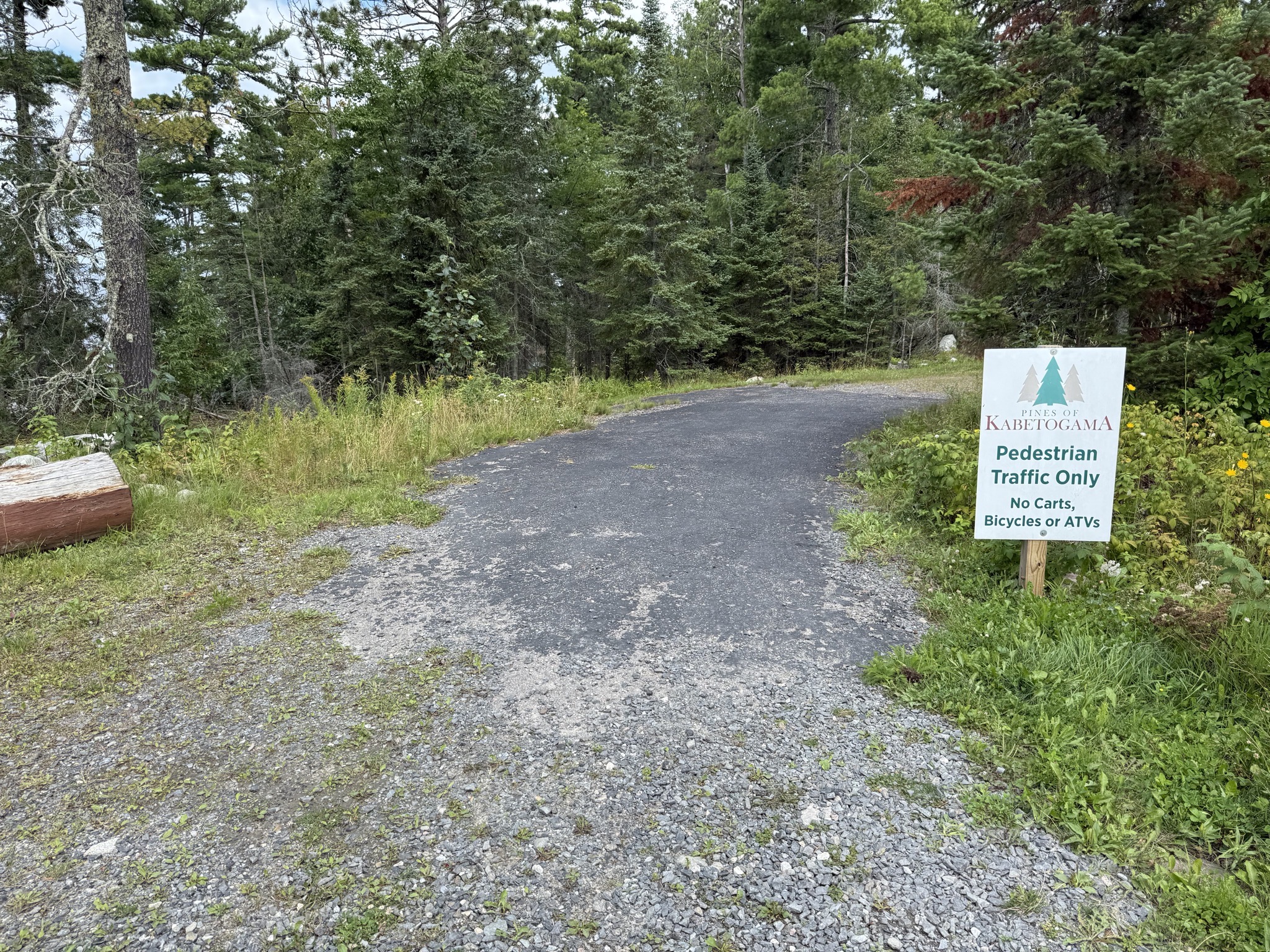Pedestrian path down the hill