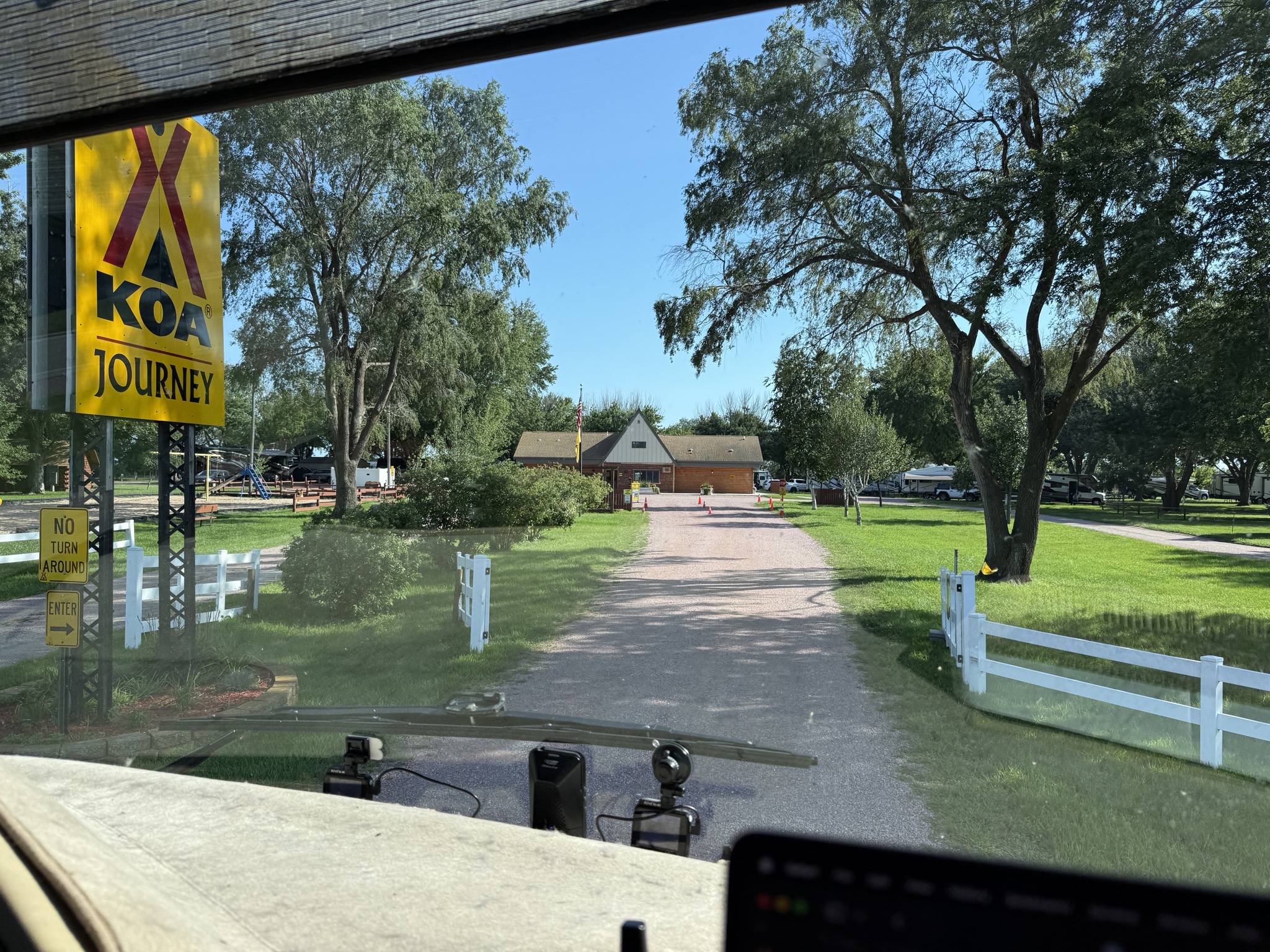 Arriving at a KOA