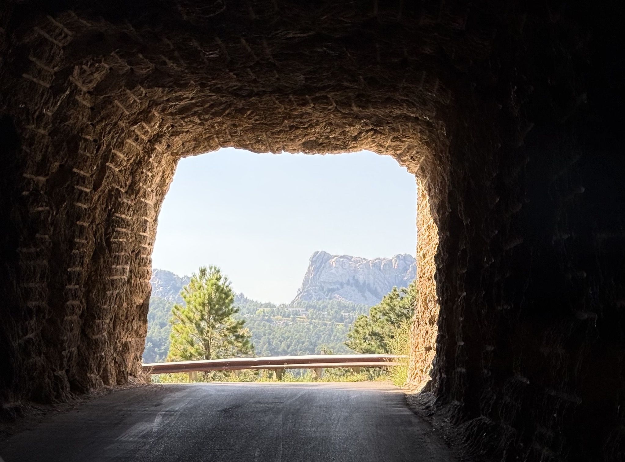 Another peek of Mount Rushmore from the tunnel