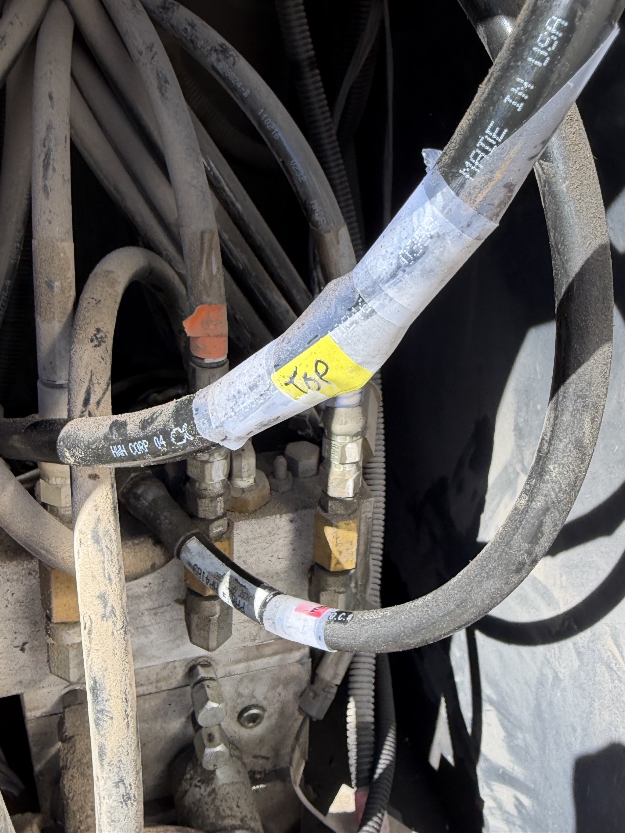 Disconnected hoses