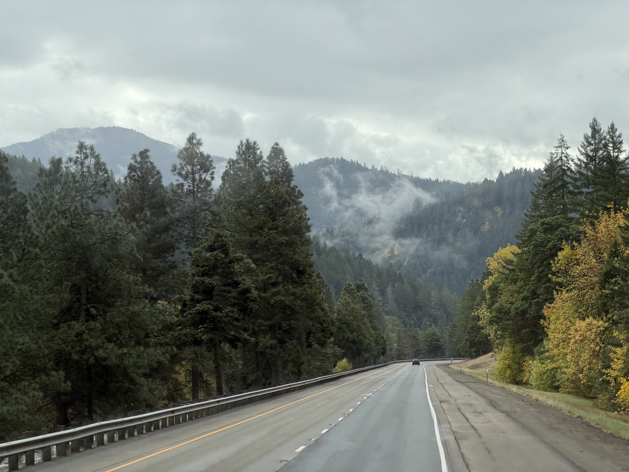 Misty mountains