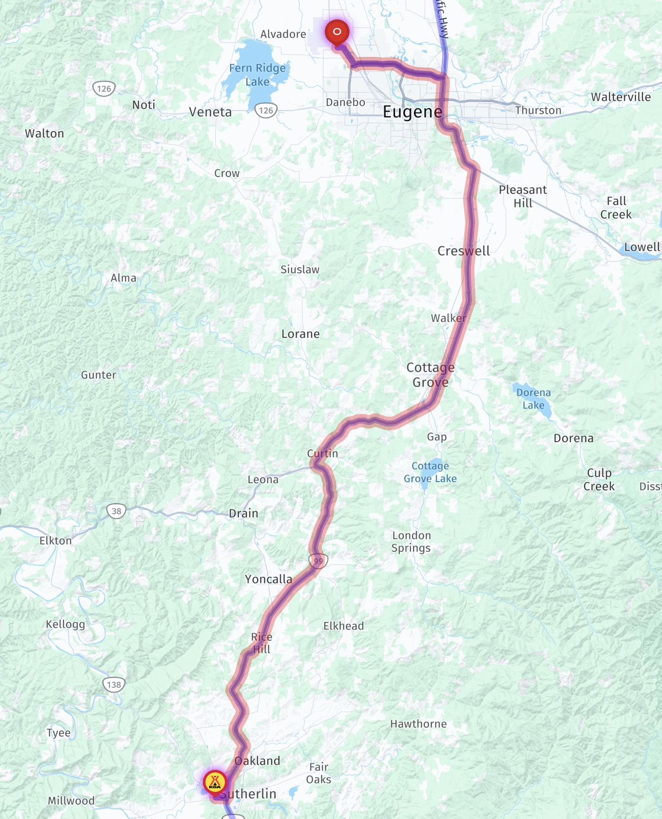 Route map
