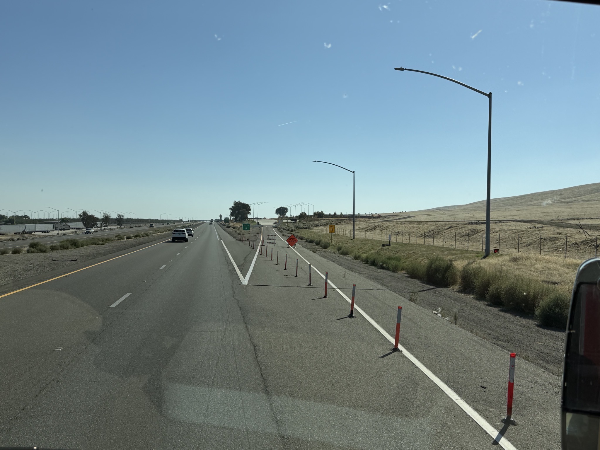 Closed rest area