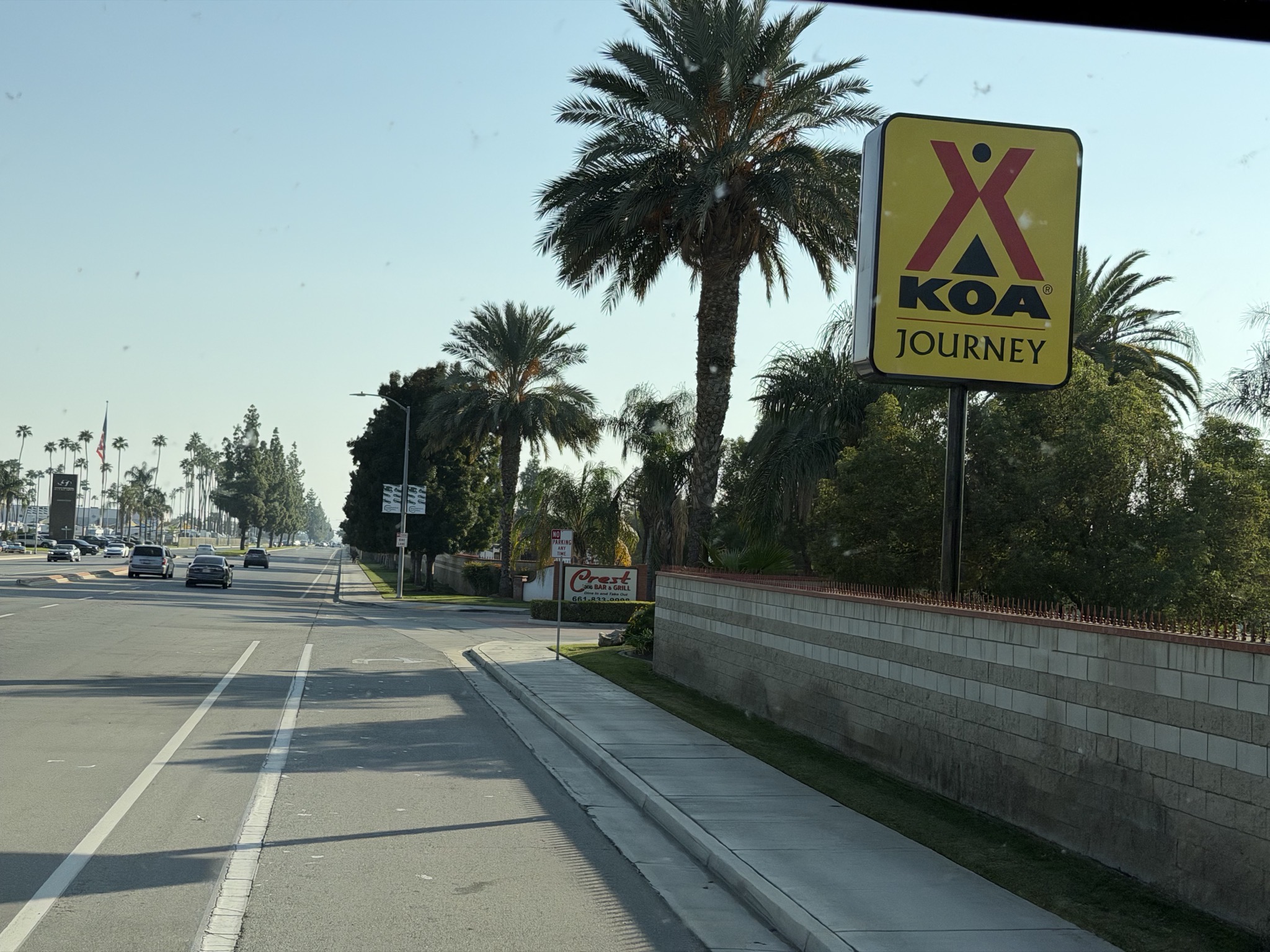 Arriving at KOA