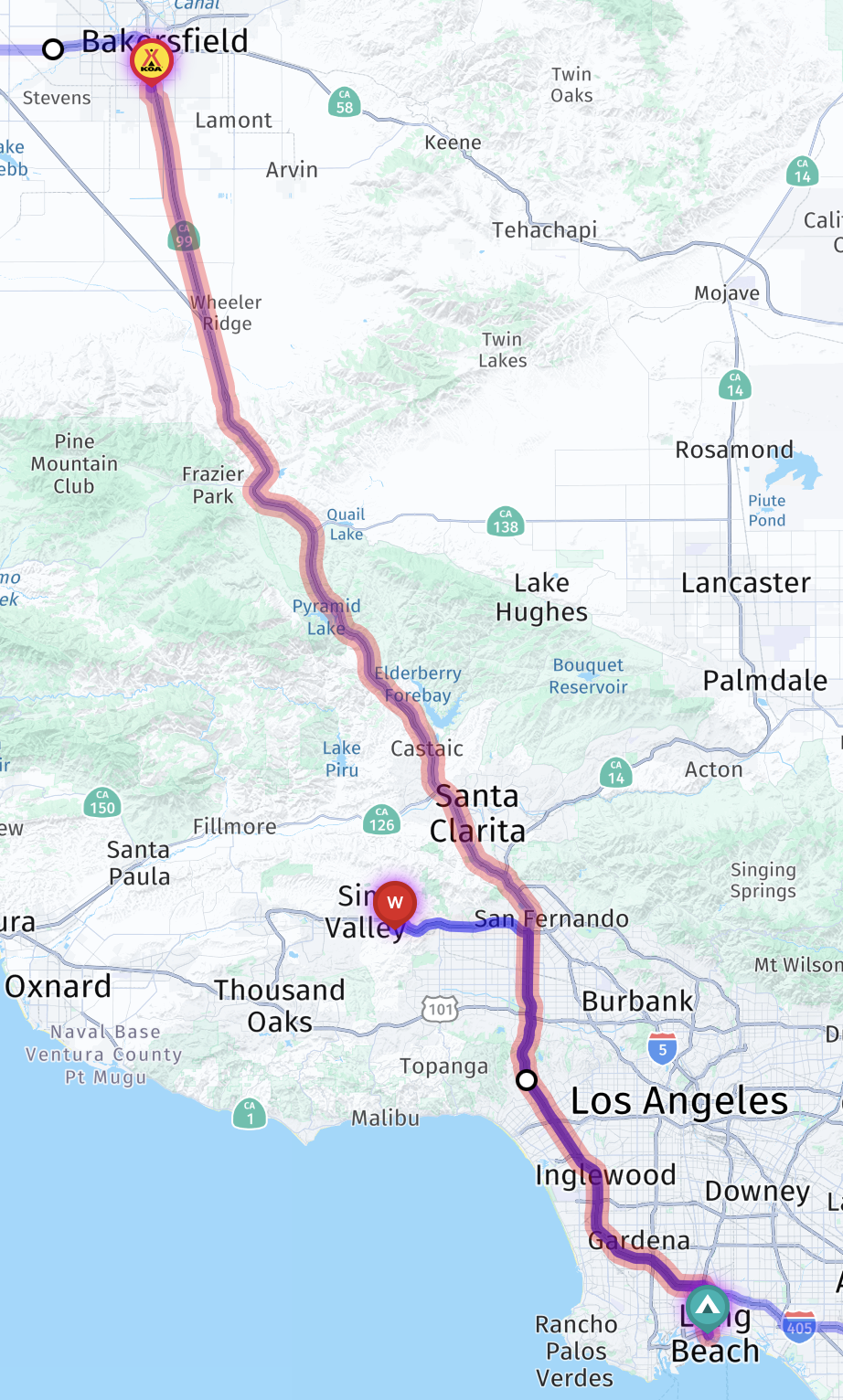 Route map