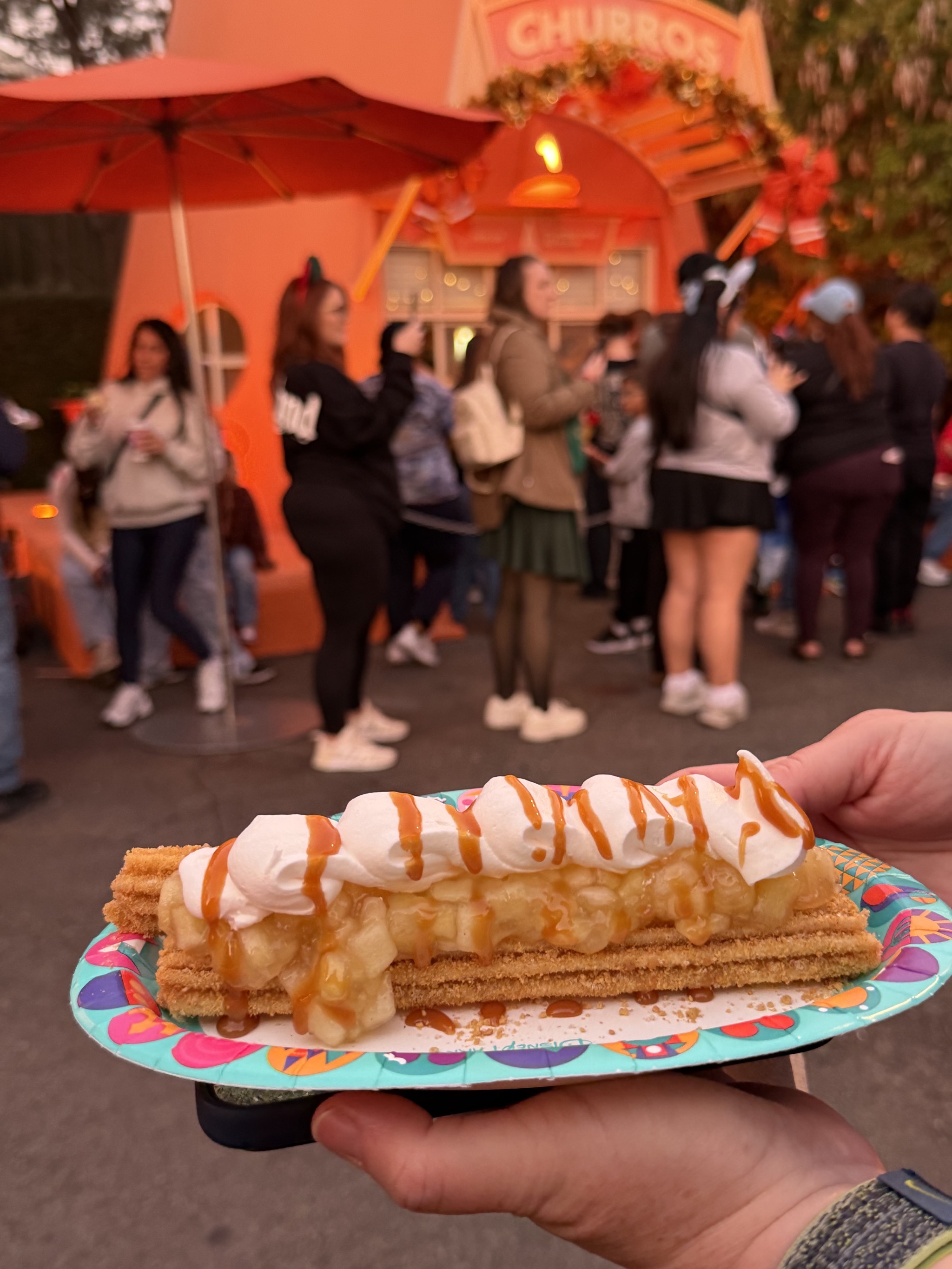 Apple pie churro