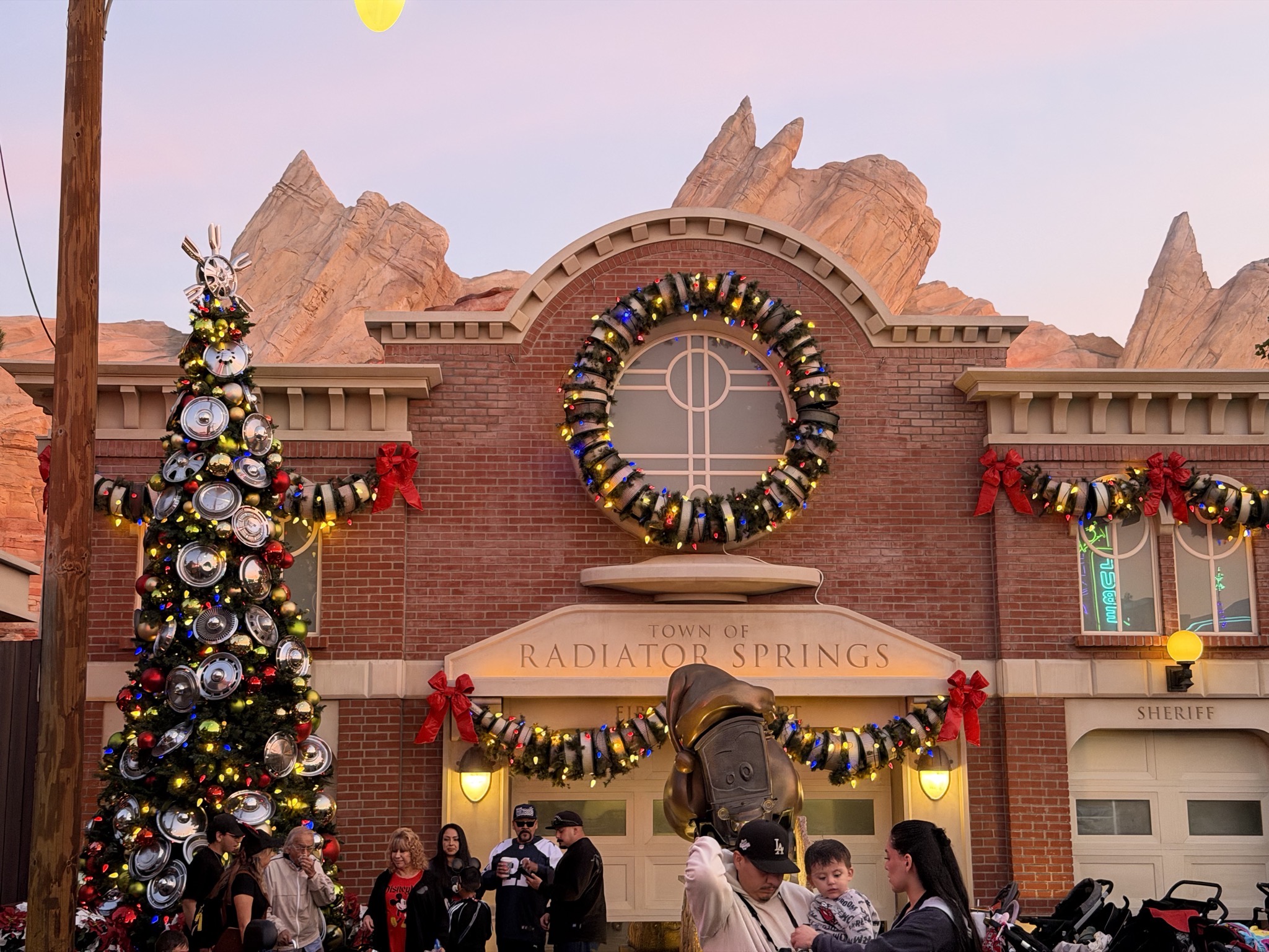 Cars Land Christmas