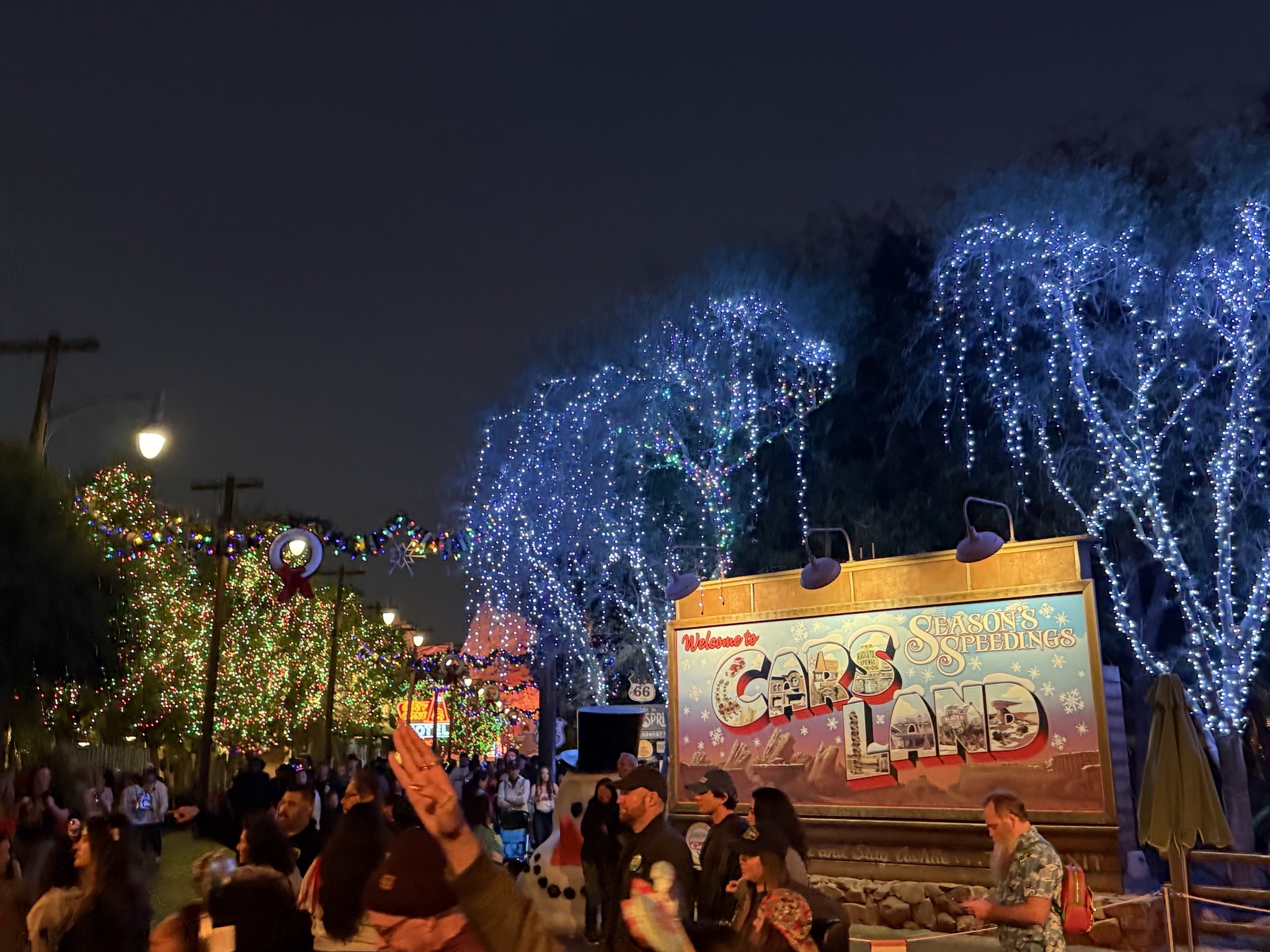 Cars Land Christmas