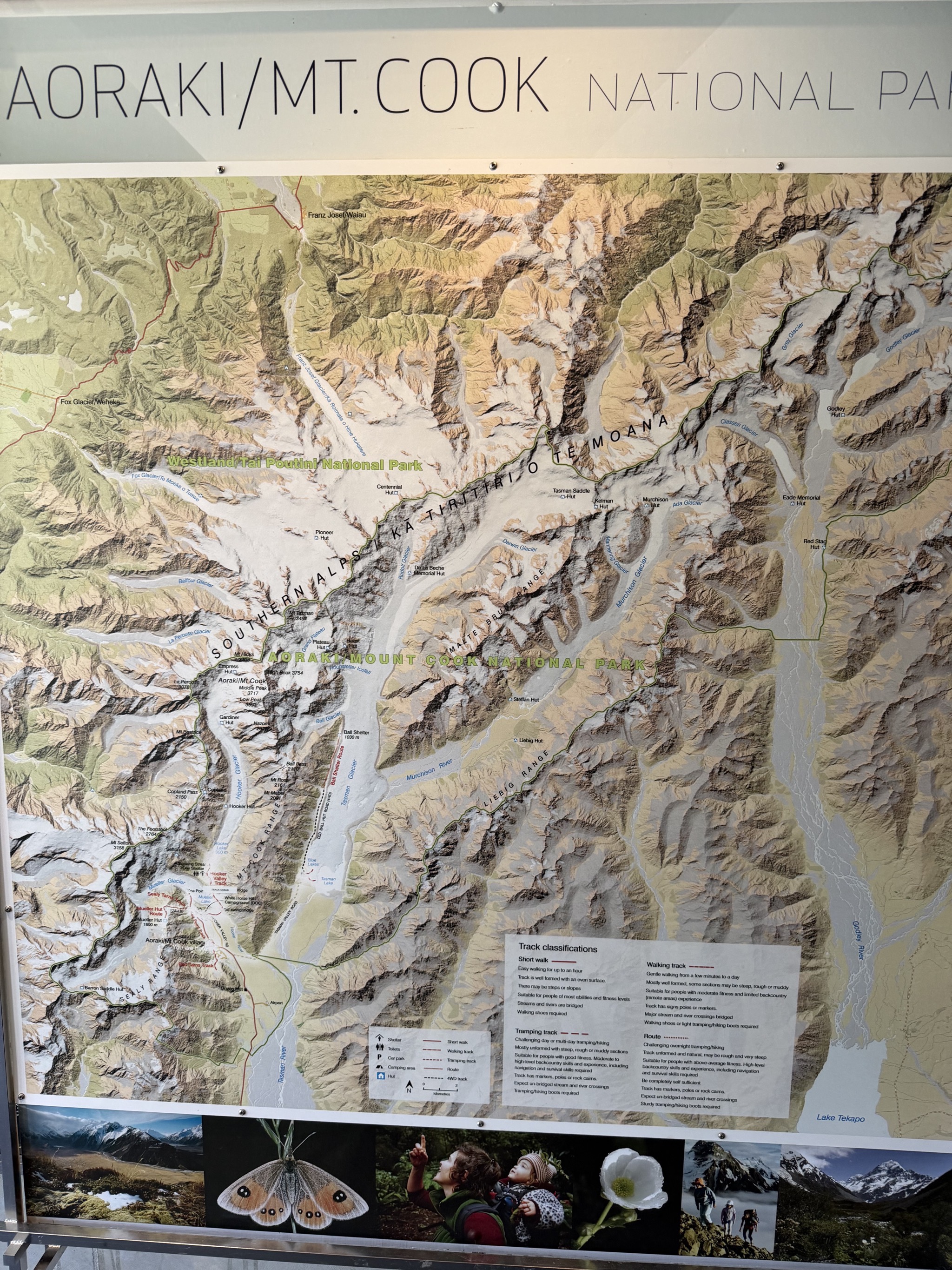 Aoraki / Mount Cook National Park map