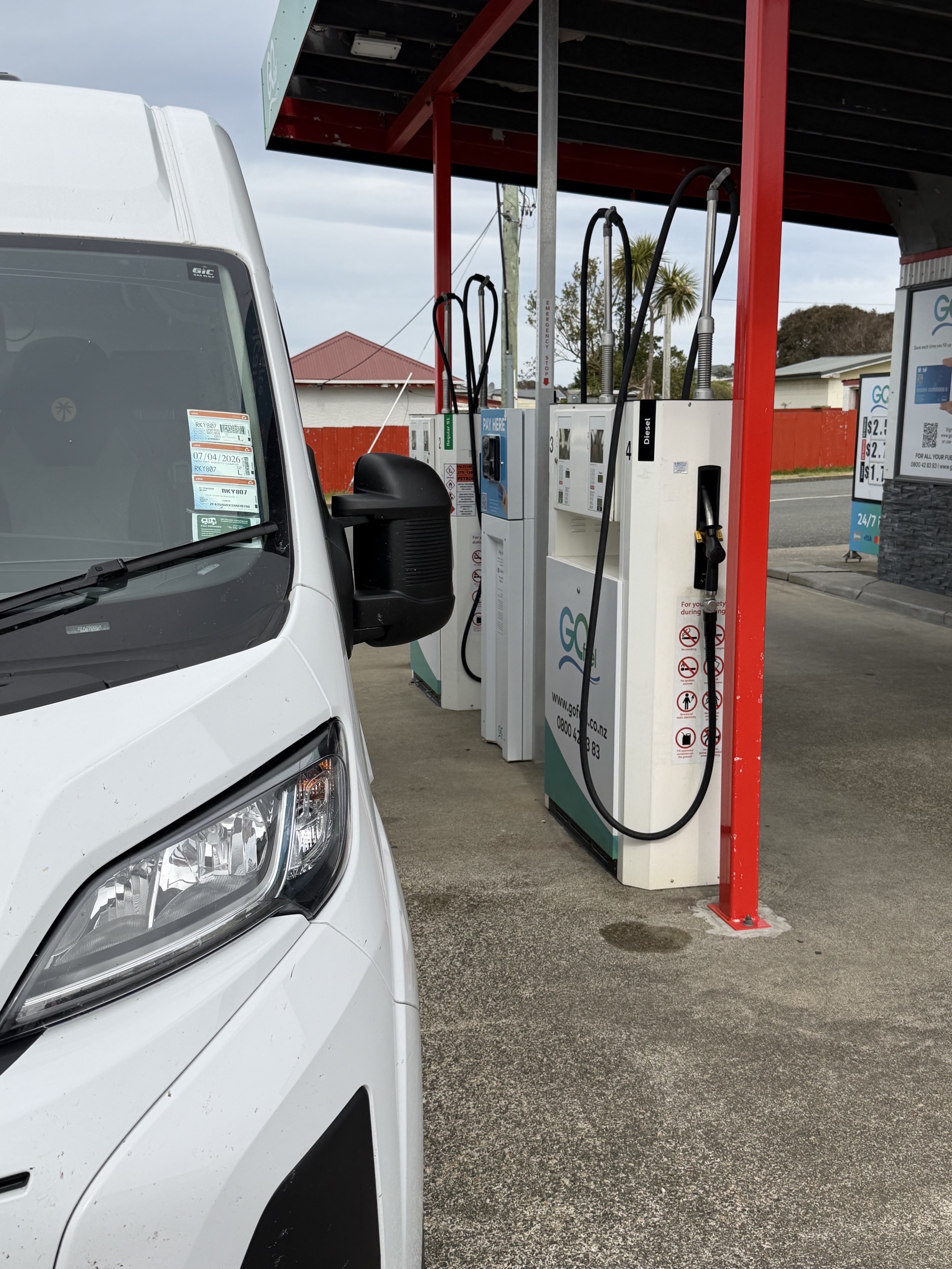 Fuel stop