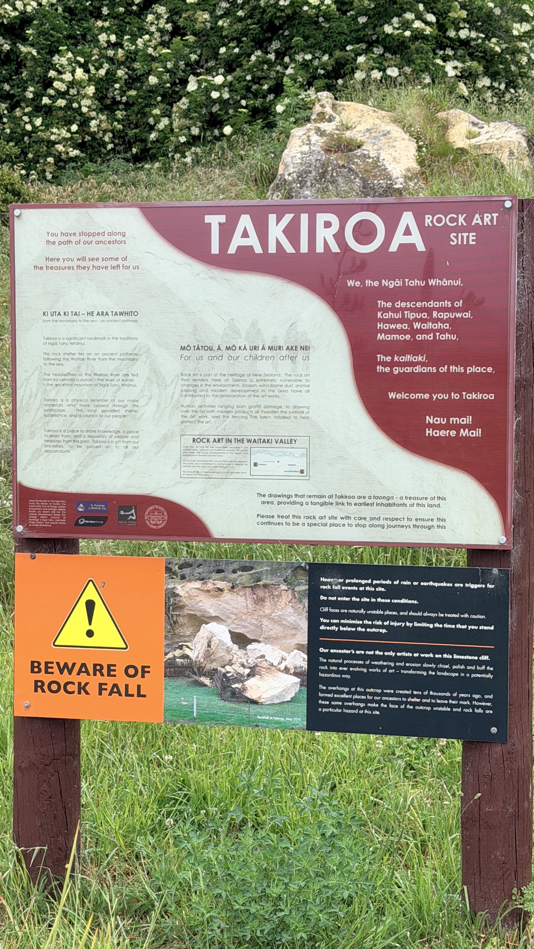 Takiroa Rock Art