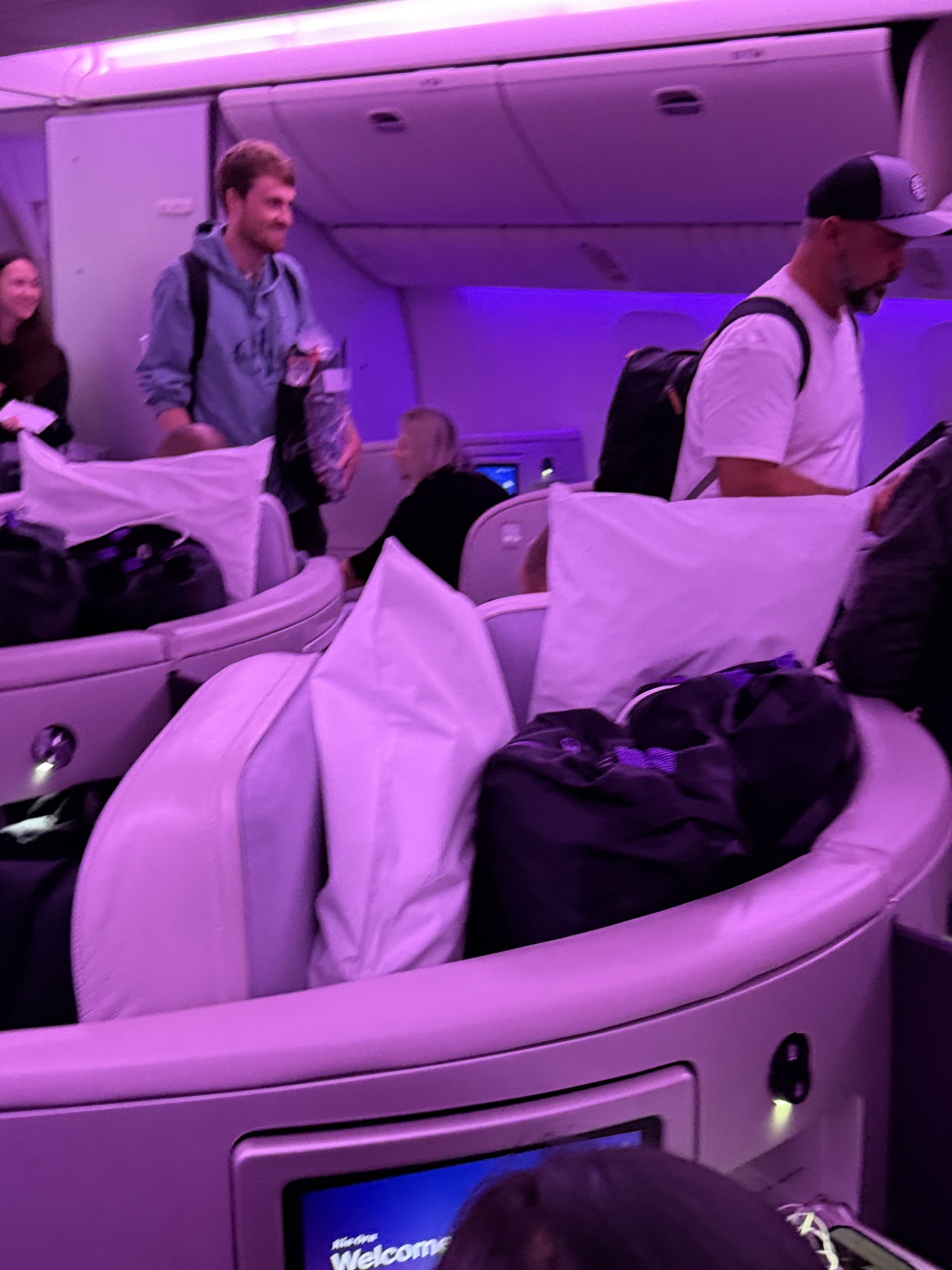 Fancy Business Class seats