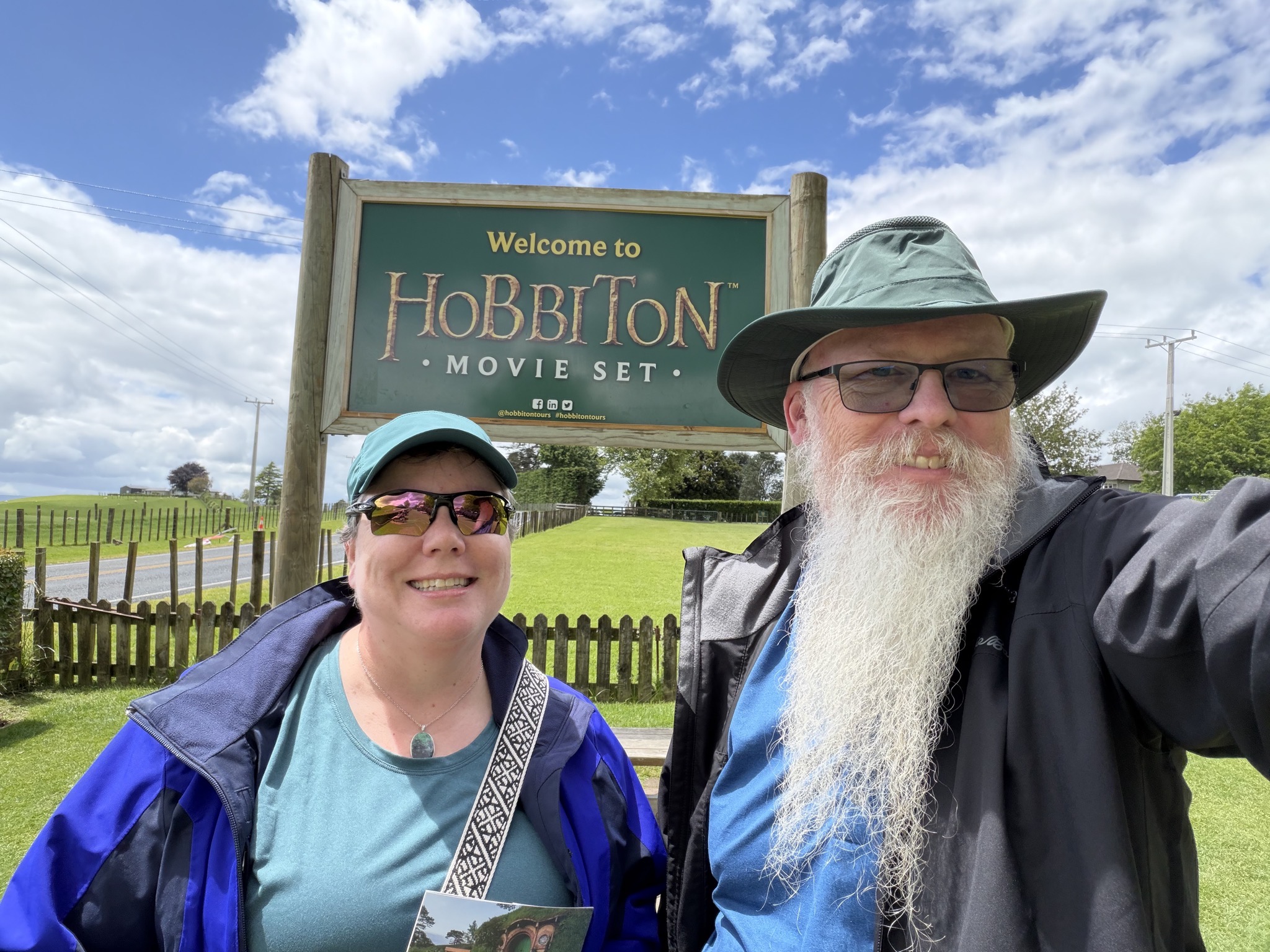 Hobbiton selfie