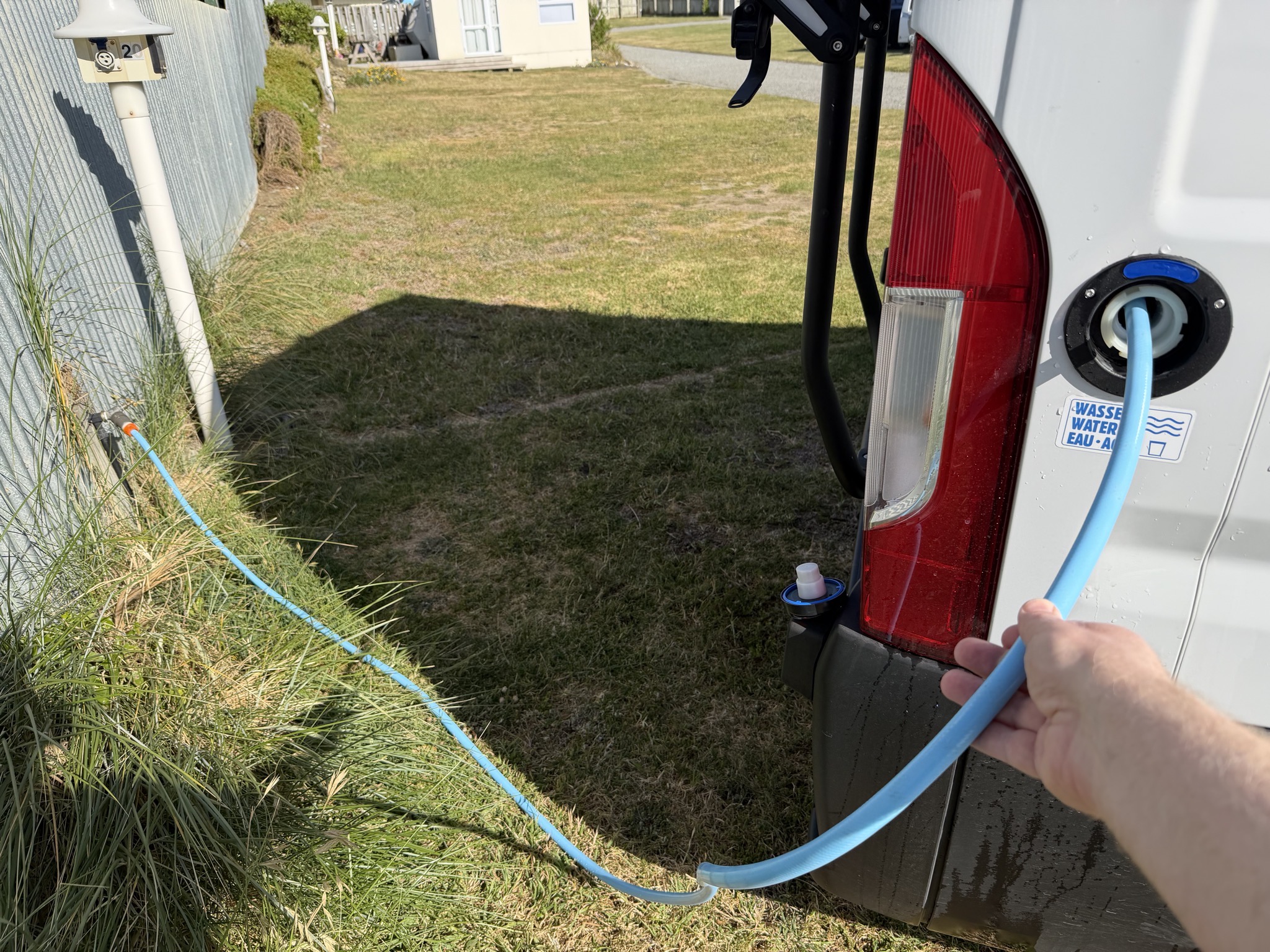 Filling water