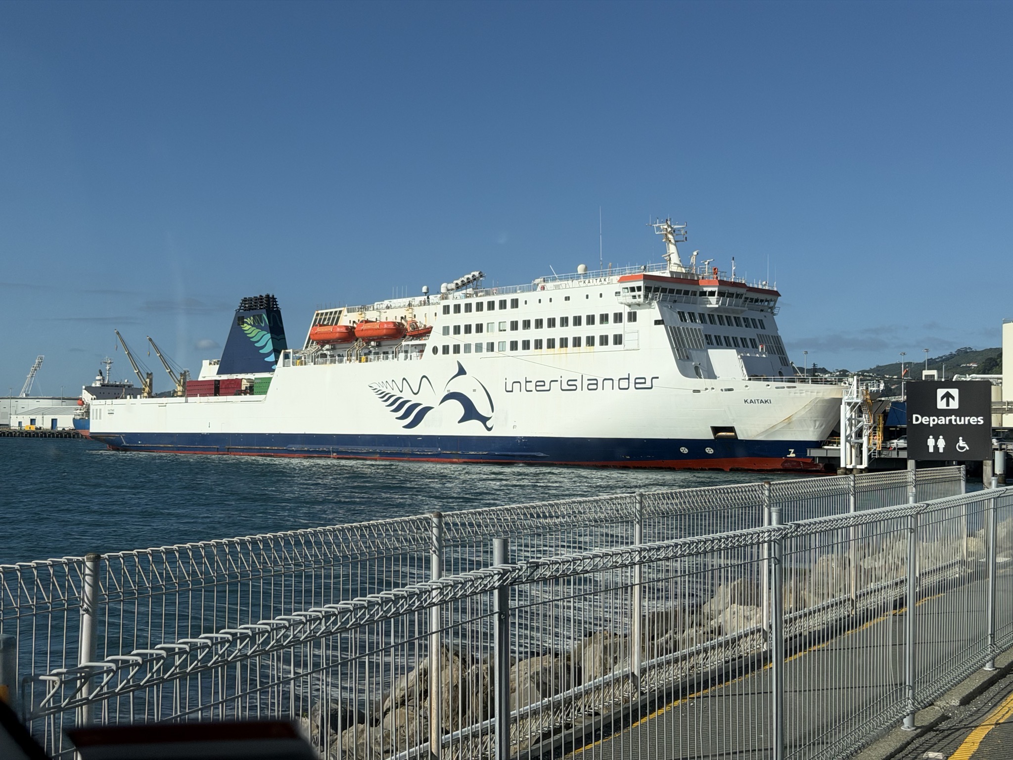 Boarding the ferry