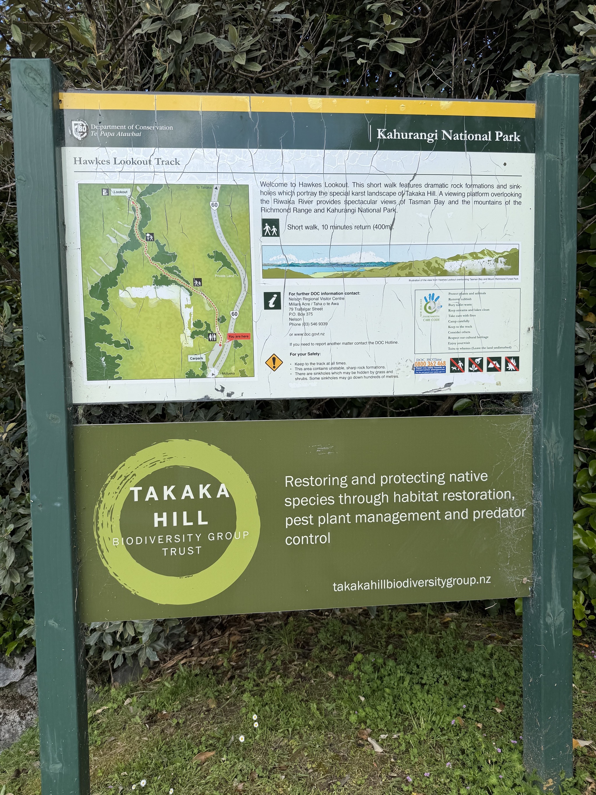 Takaka Hill viewpoint