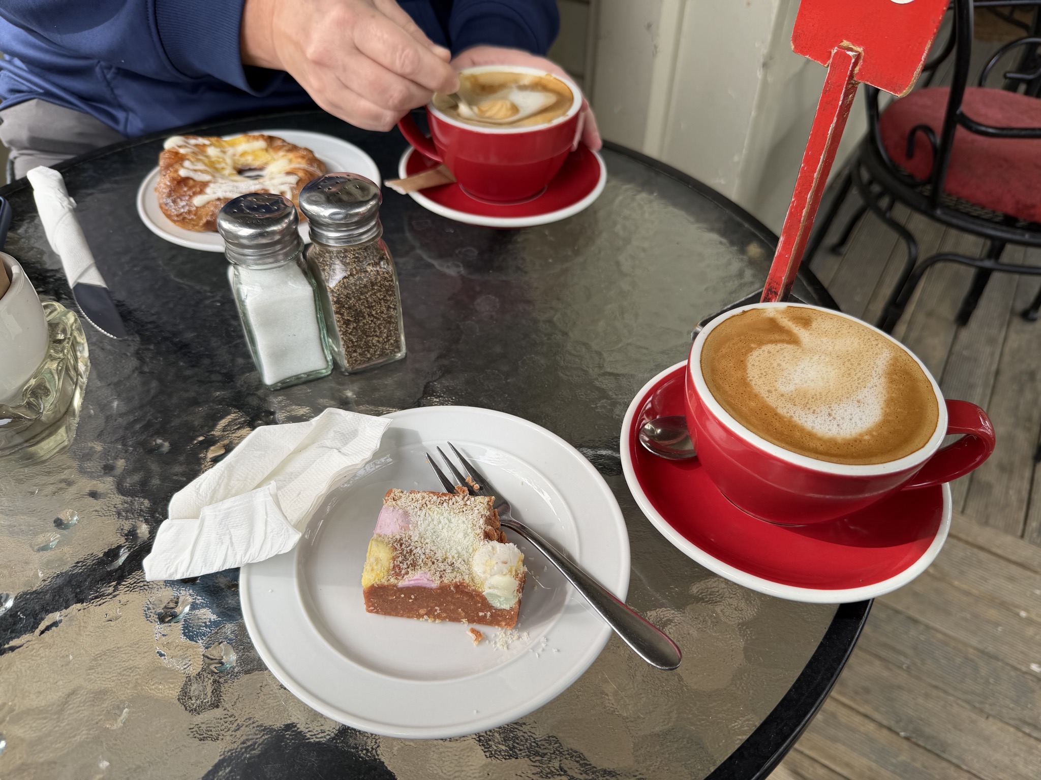 Second breakfast at Red Post Cafe