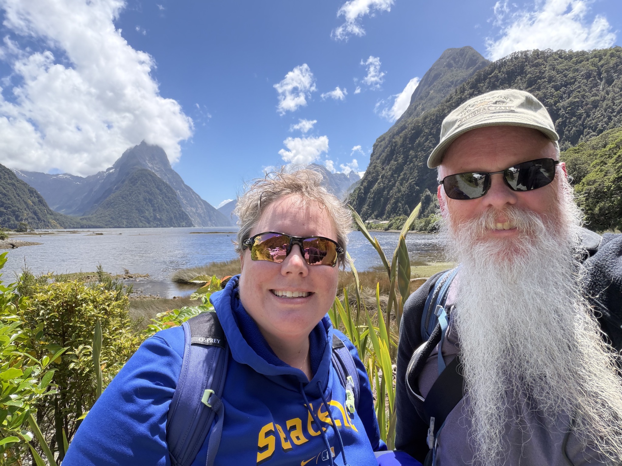 Milford Sound selfie