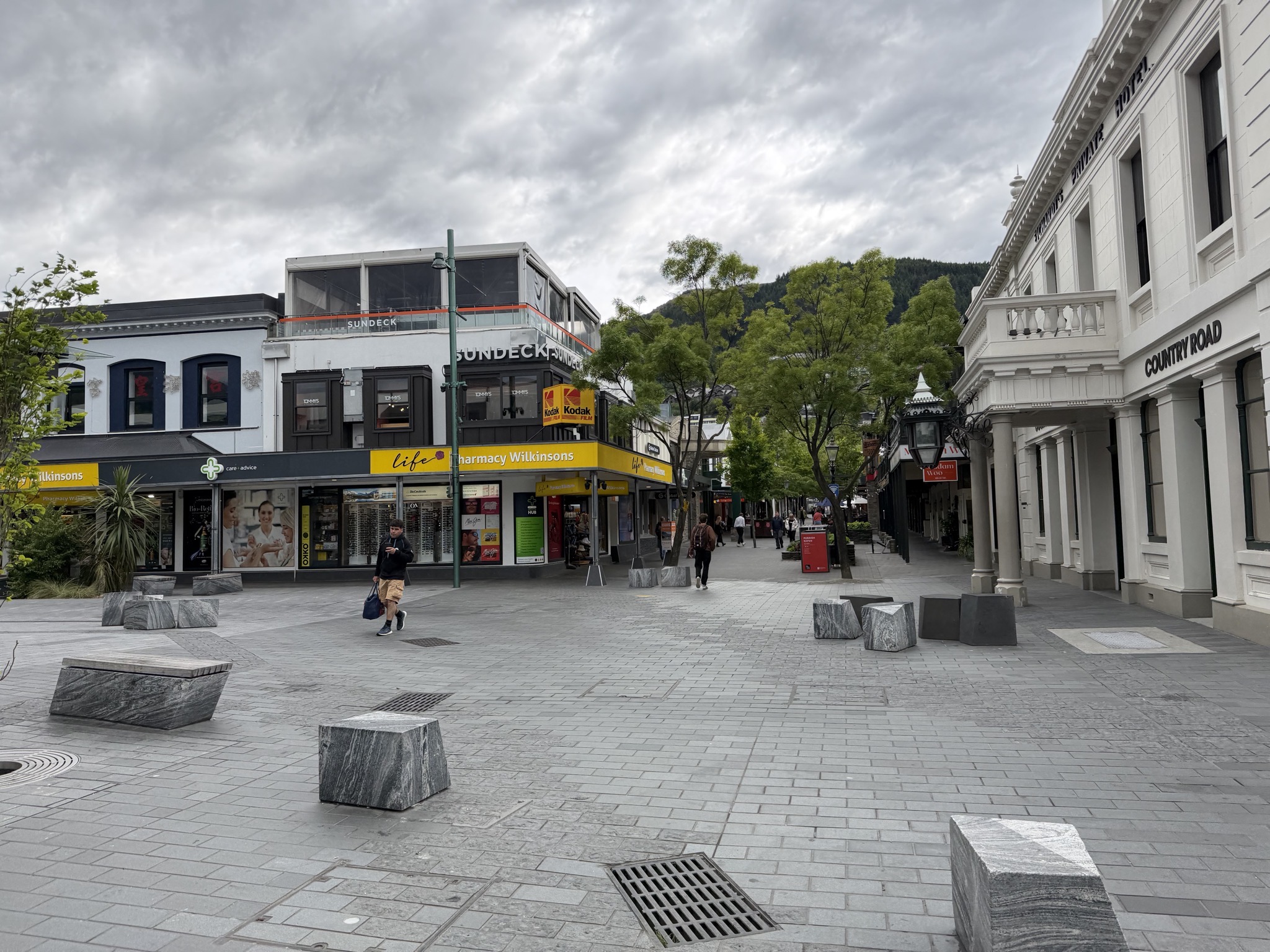 Downtown shops