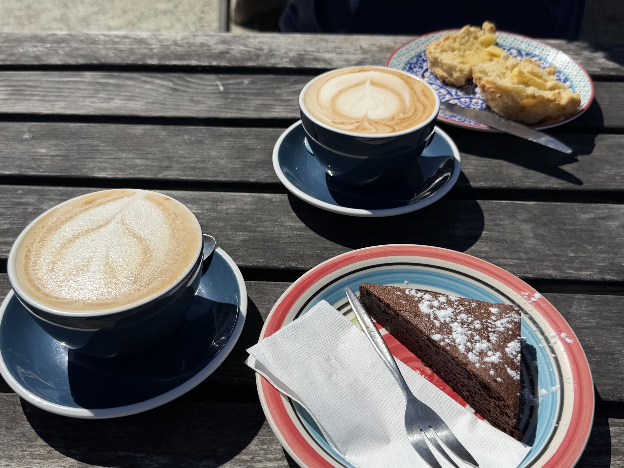 Coffee and slice