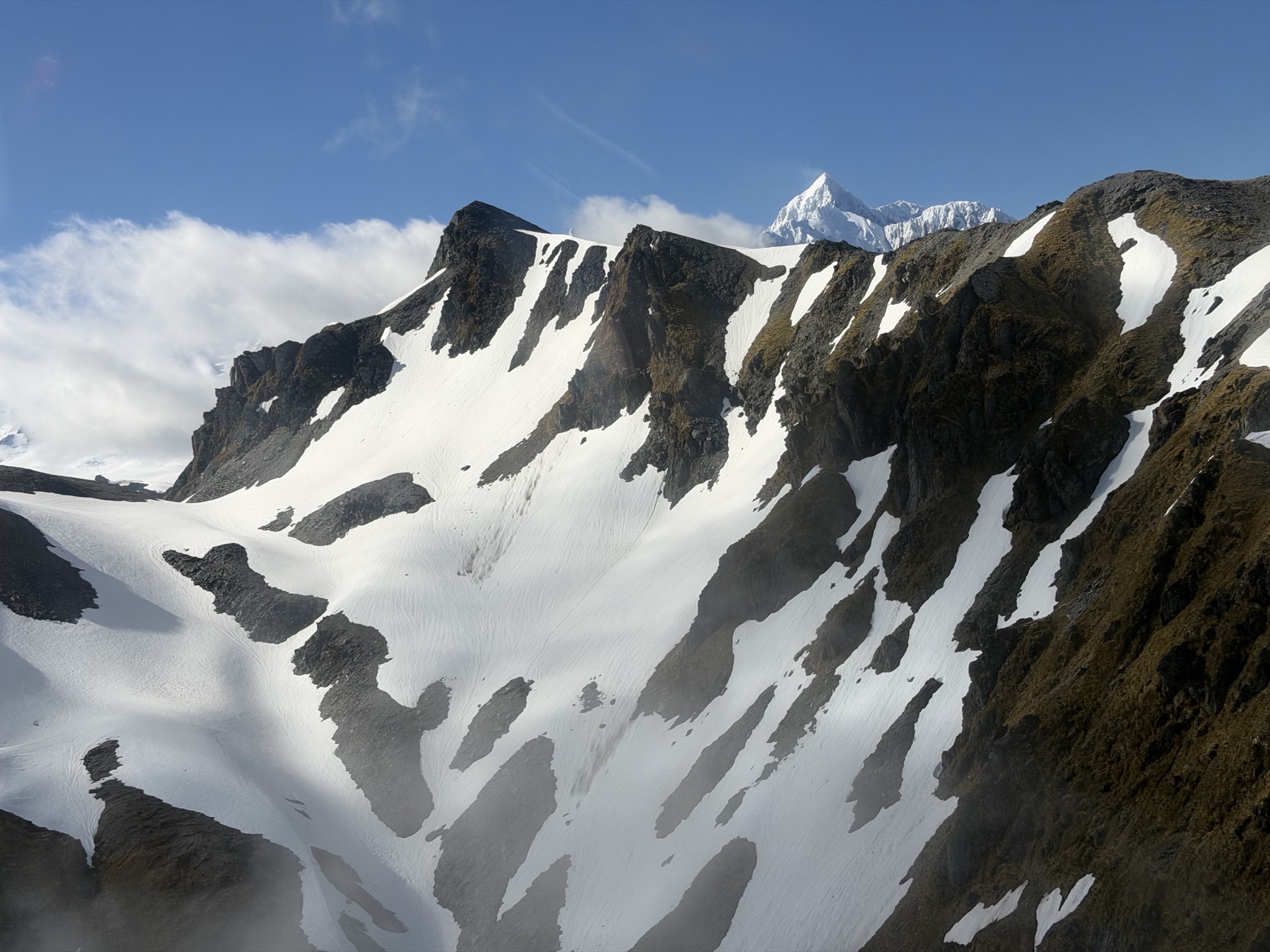A peek of Mount Cook