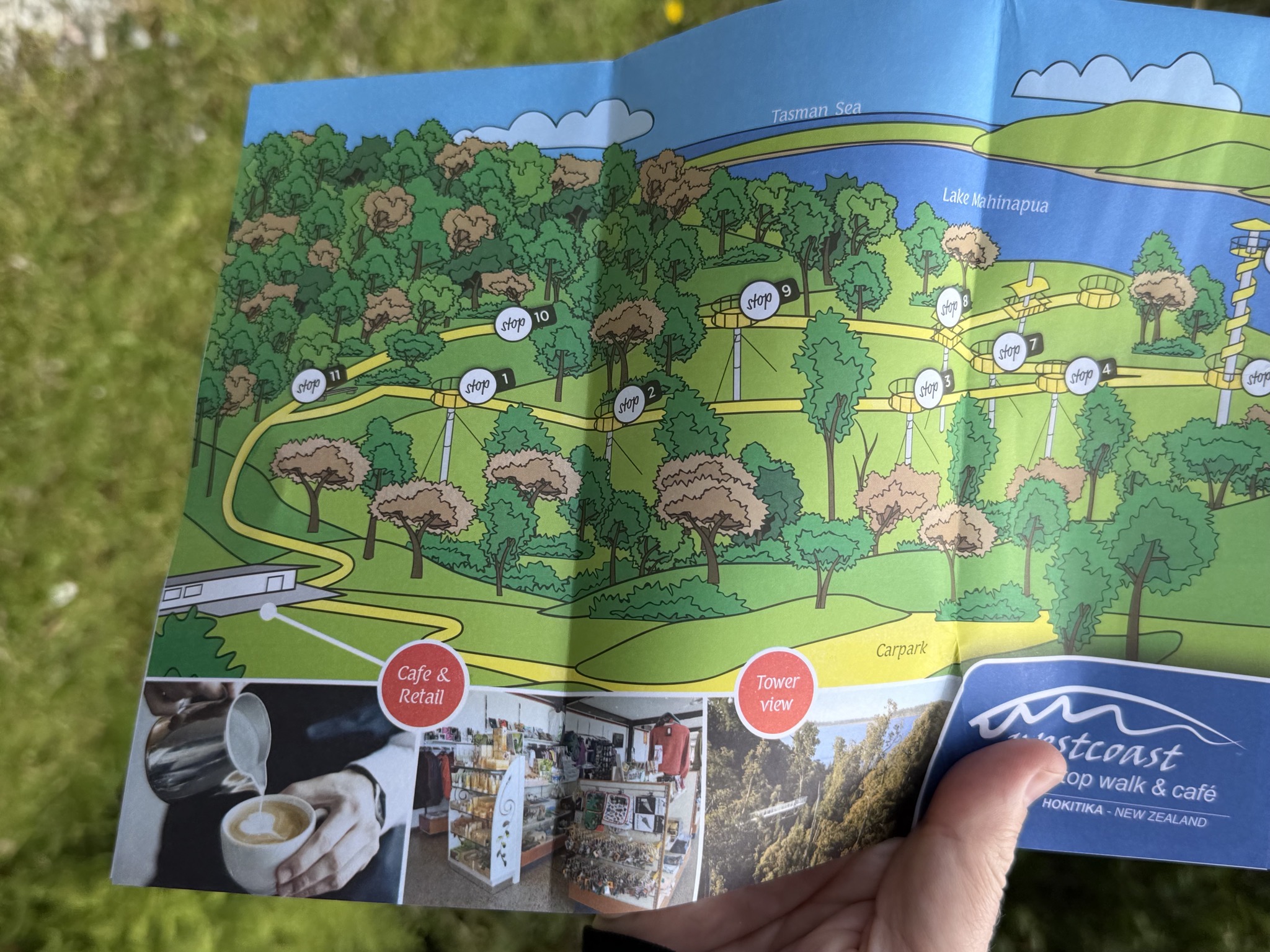 Tree top walk map